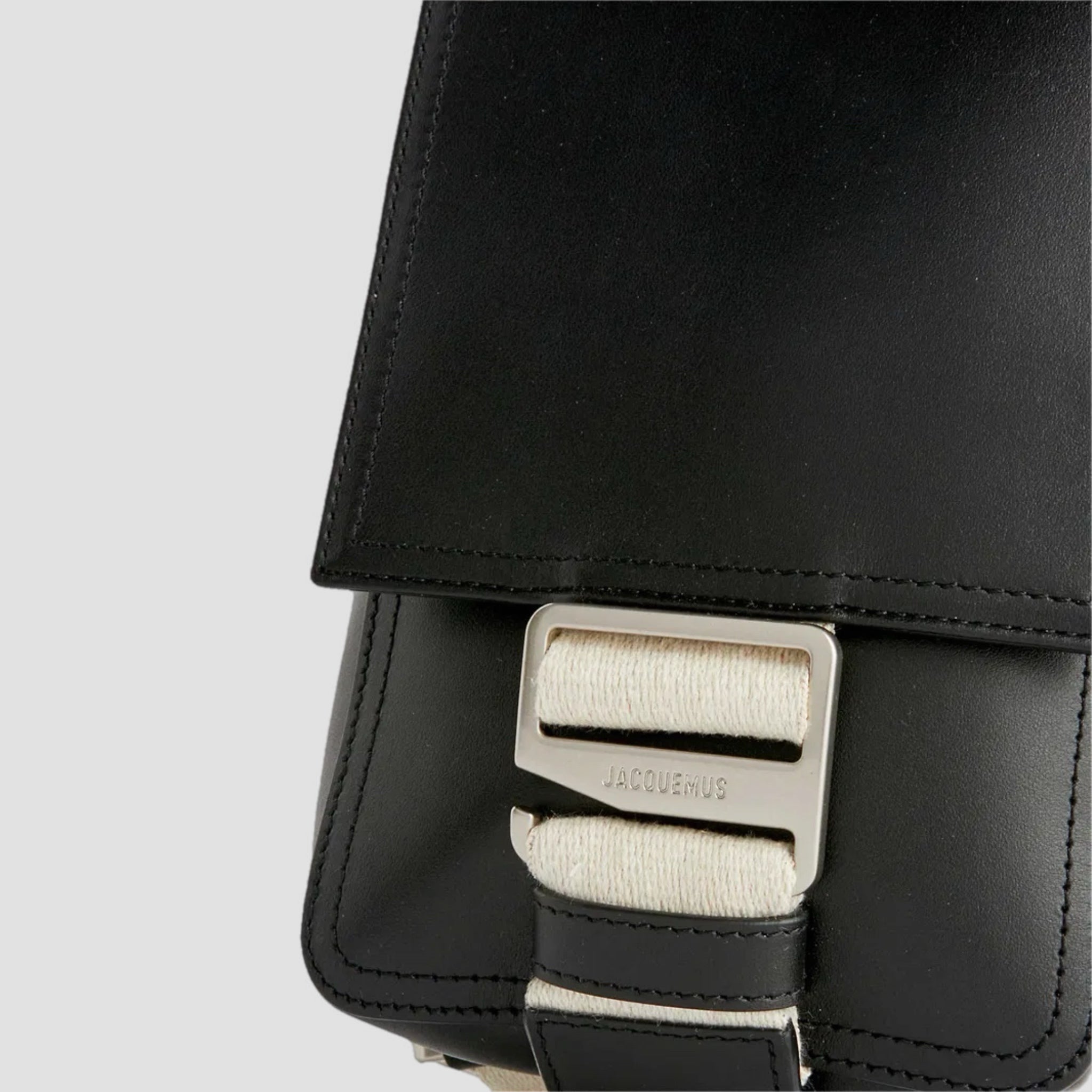 Jacquemus La Banane Cuerda Side Bag Black