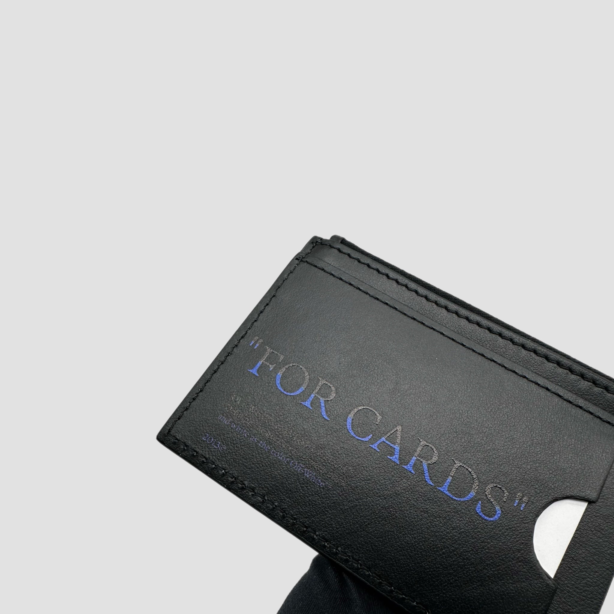 Off-White Quote Bookish Keyring Card Case Wallet