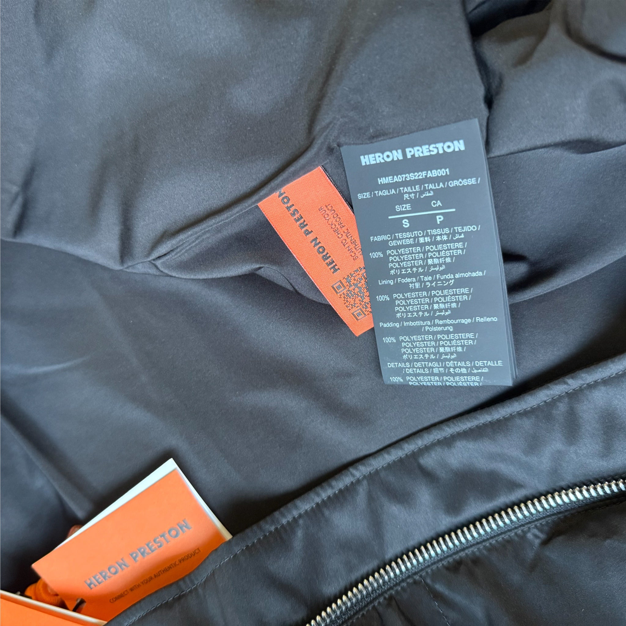 Heron Preston Logo Nylon Padded Vest