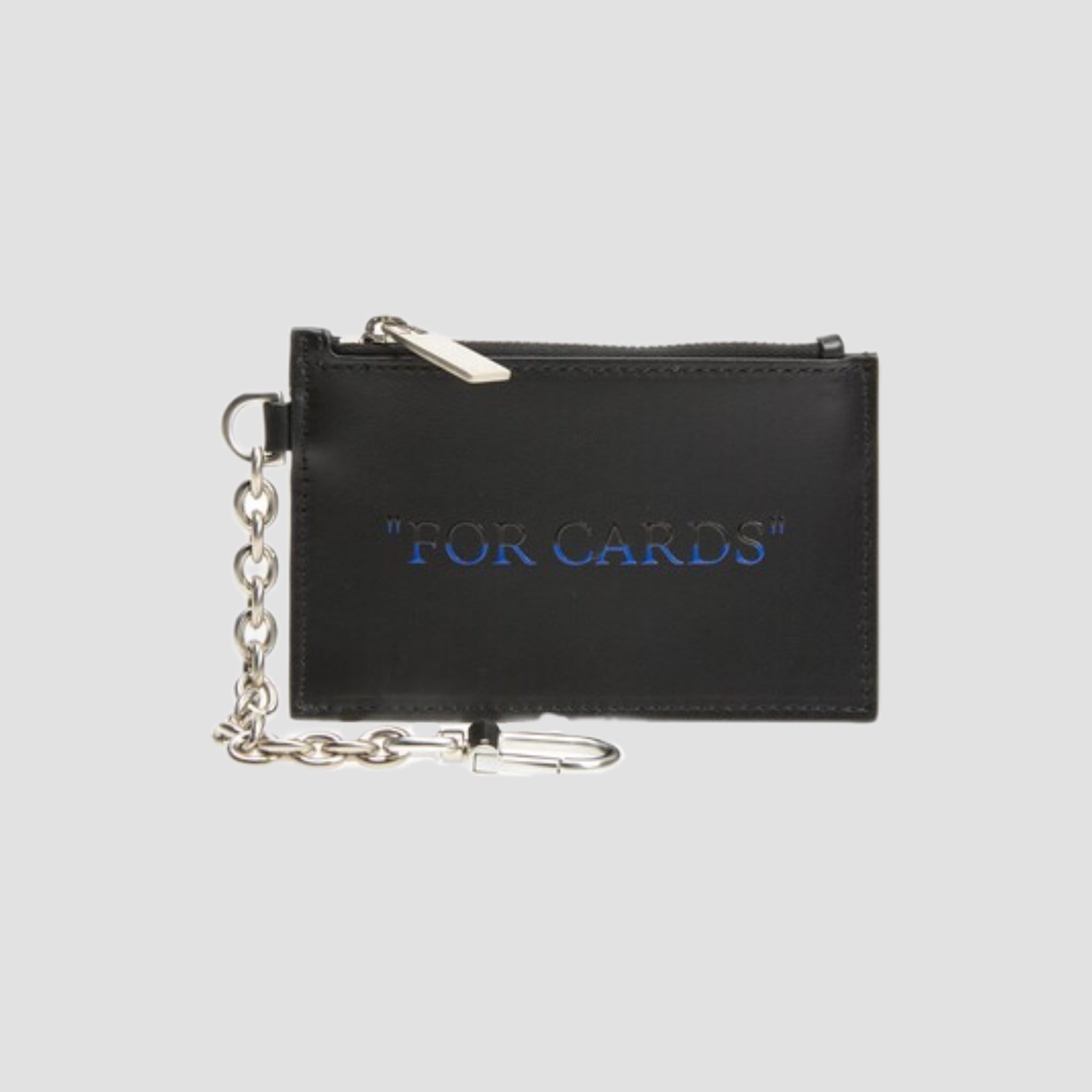 Off-White Quote Bookish Keyring Card Case Wallet