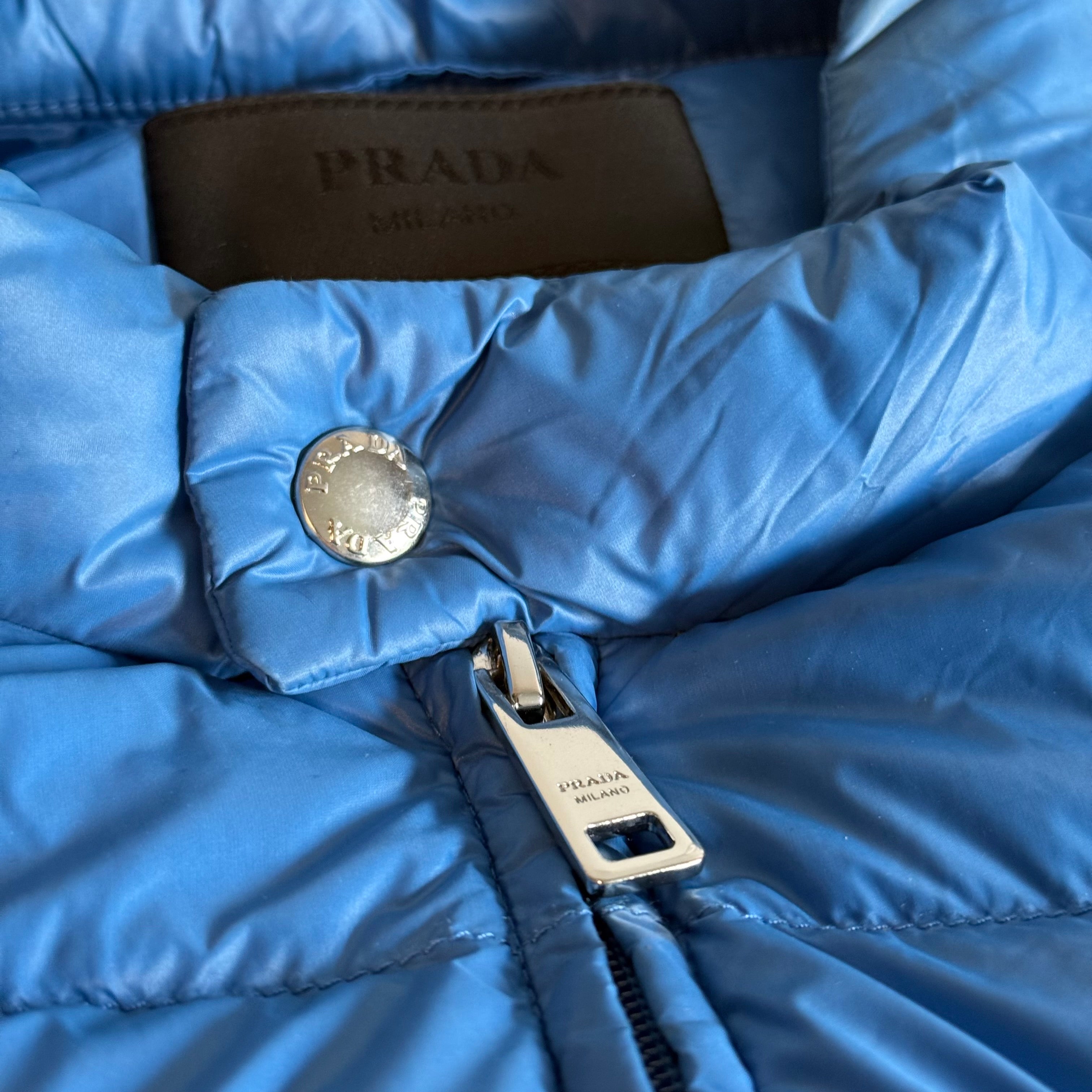Prada Milano Gilet Baby Blue