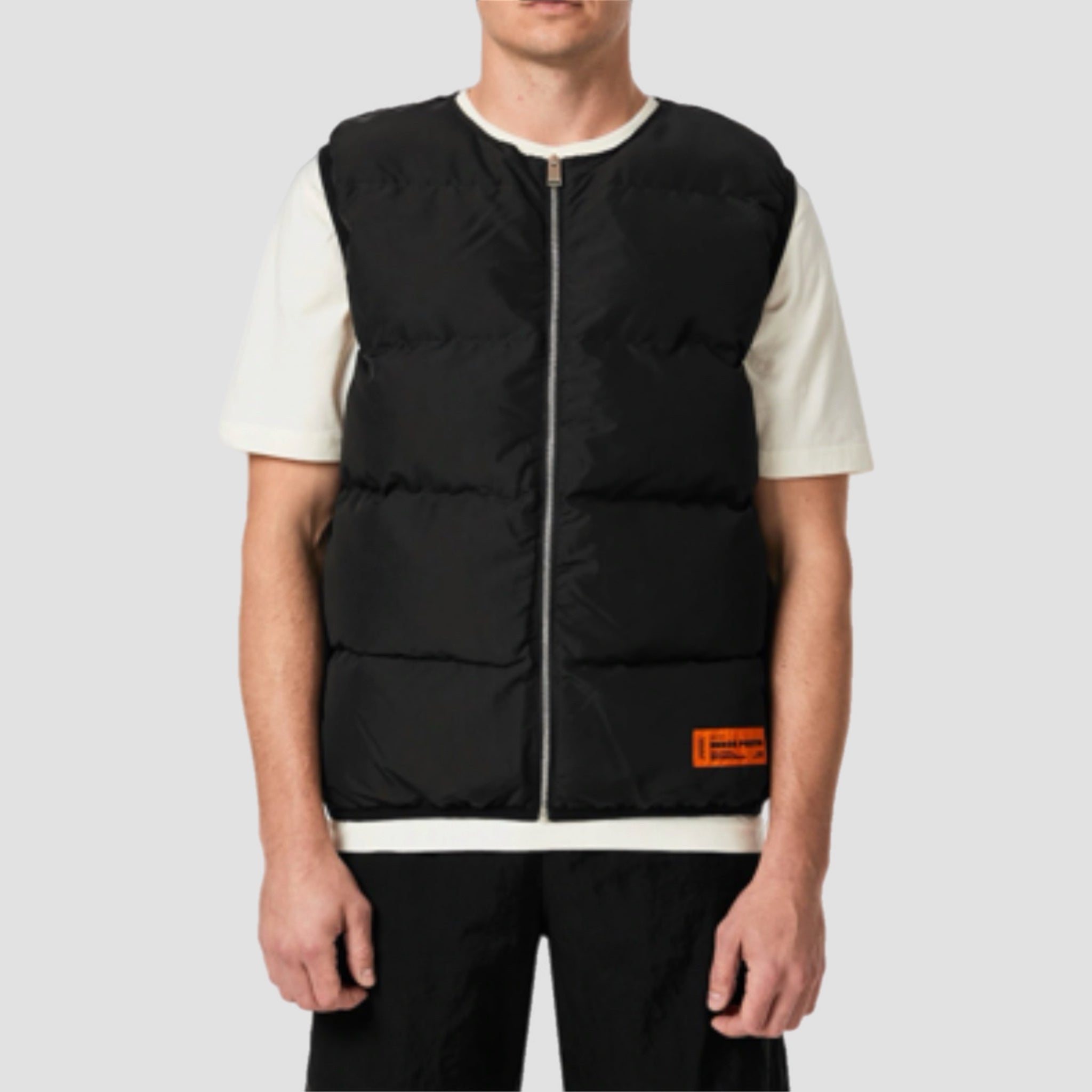 Heron Preston Logo Nylon Padded Vest