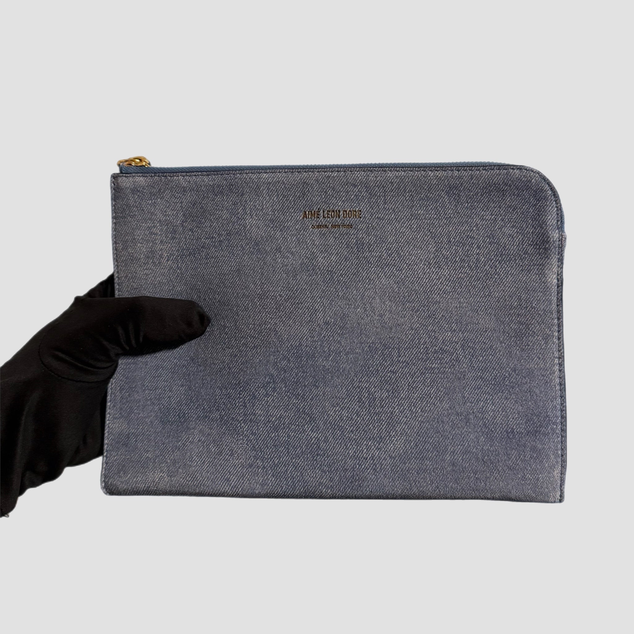Aime Leon Dore Printed Pouch Light Wash Blue