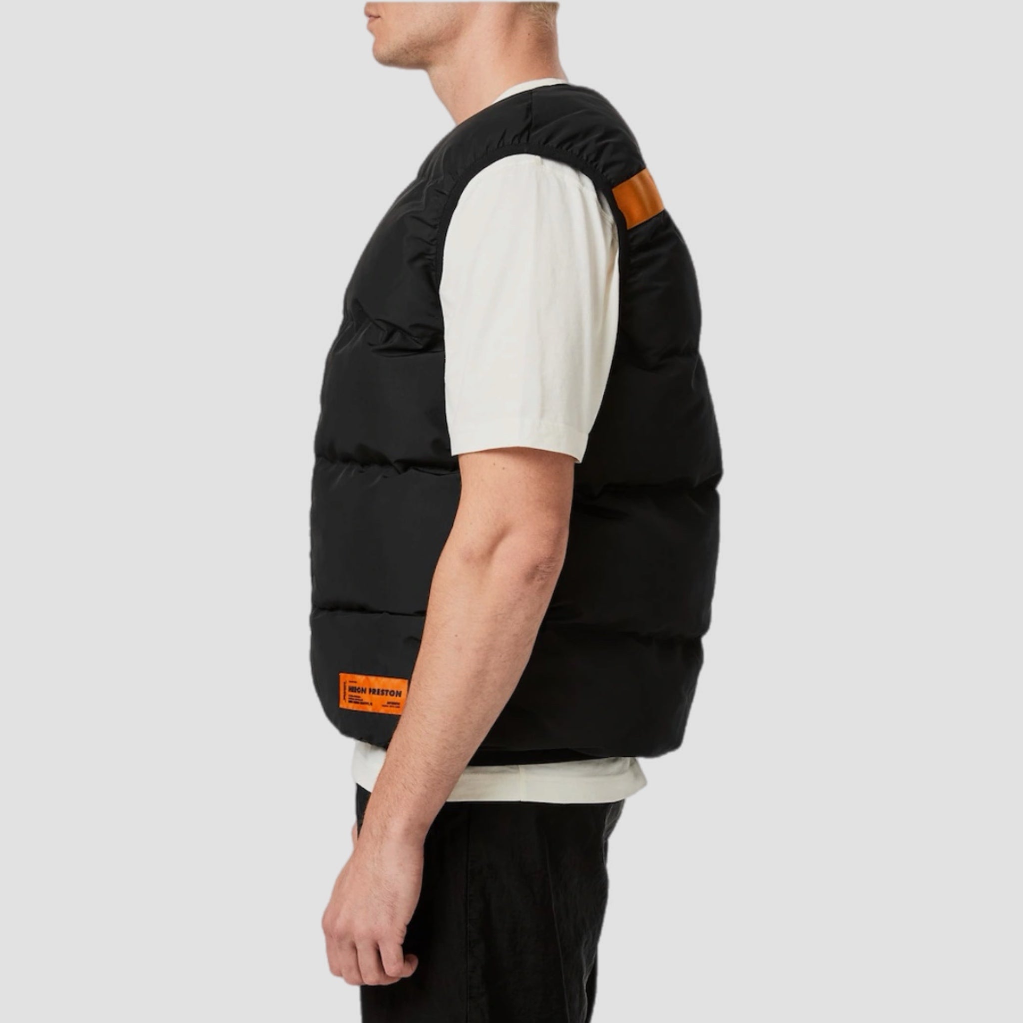 Heron Preston Logo Nylon Padded Vest