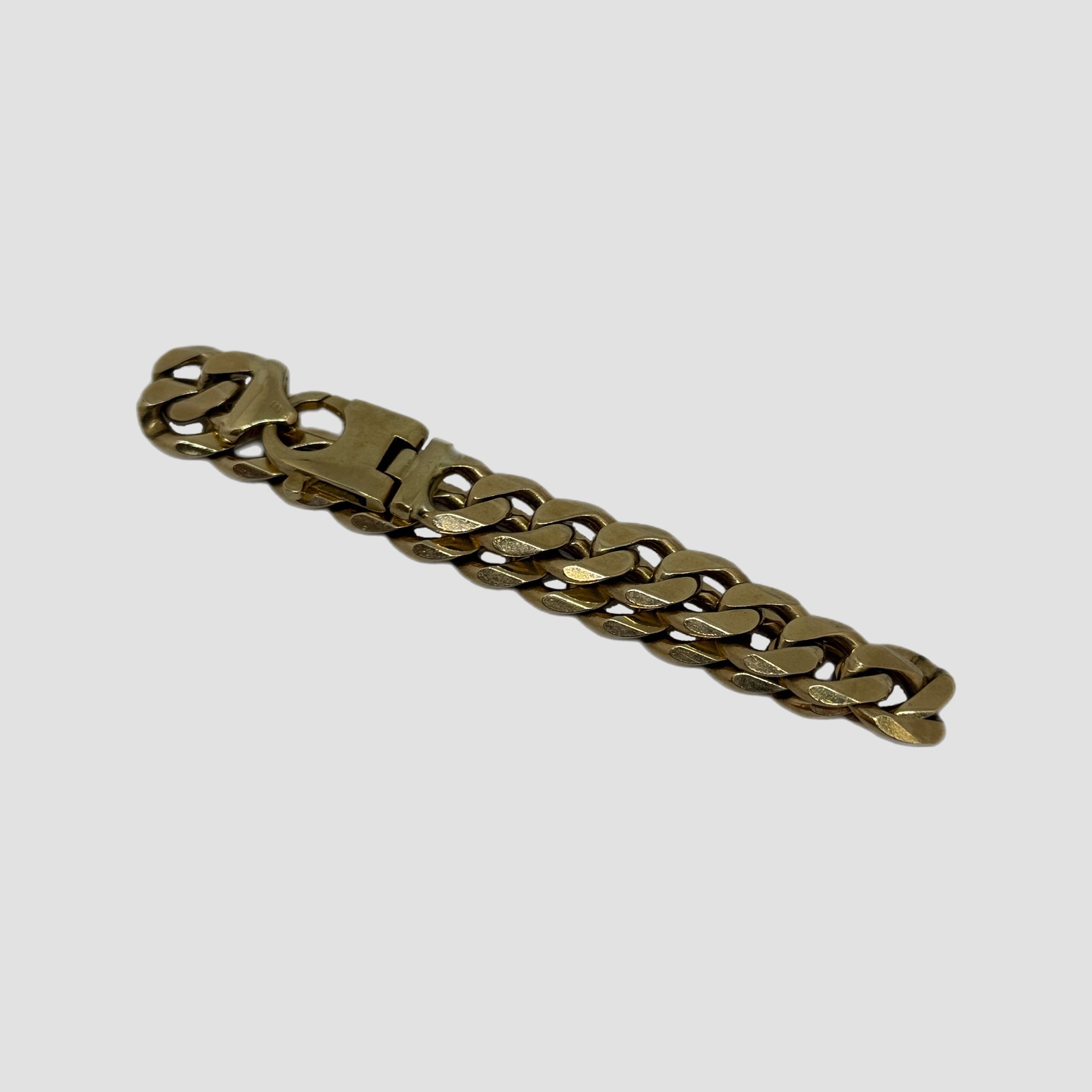 9ct Solid Chaps Curb Bracelet