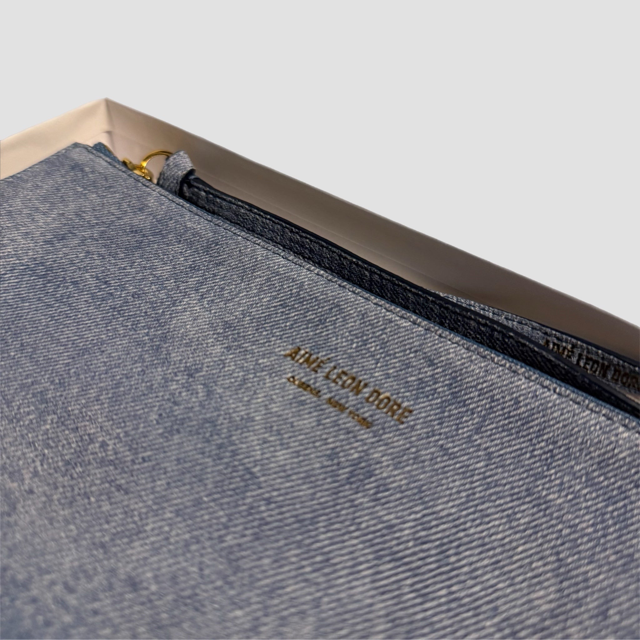 Aime Leon Dore Printed Pouch Light Wash Blue