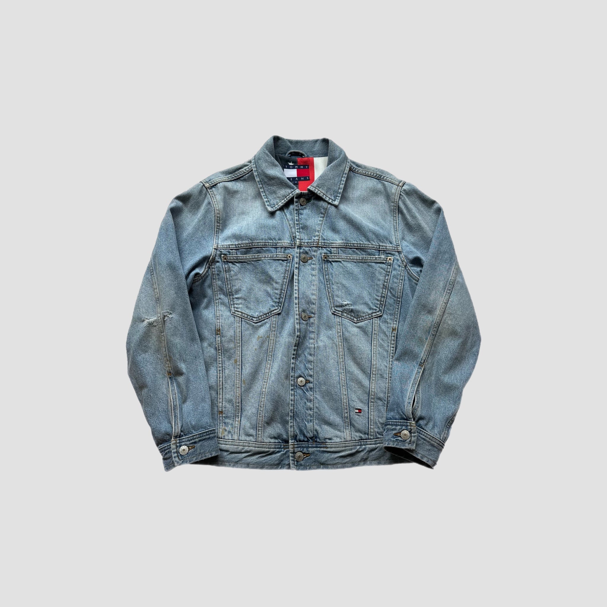 Tommy Jeans Flag Logo Denim Jacket