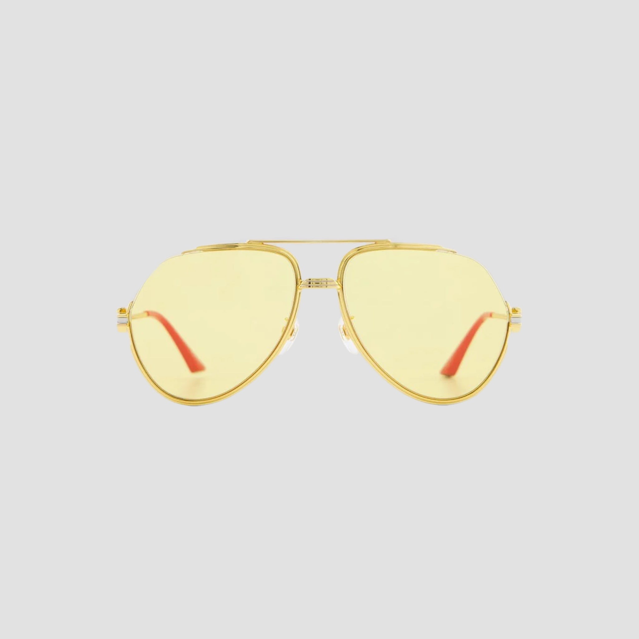 Casablanca Stainless Steel Aviator Sunglasses