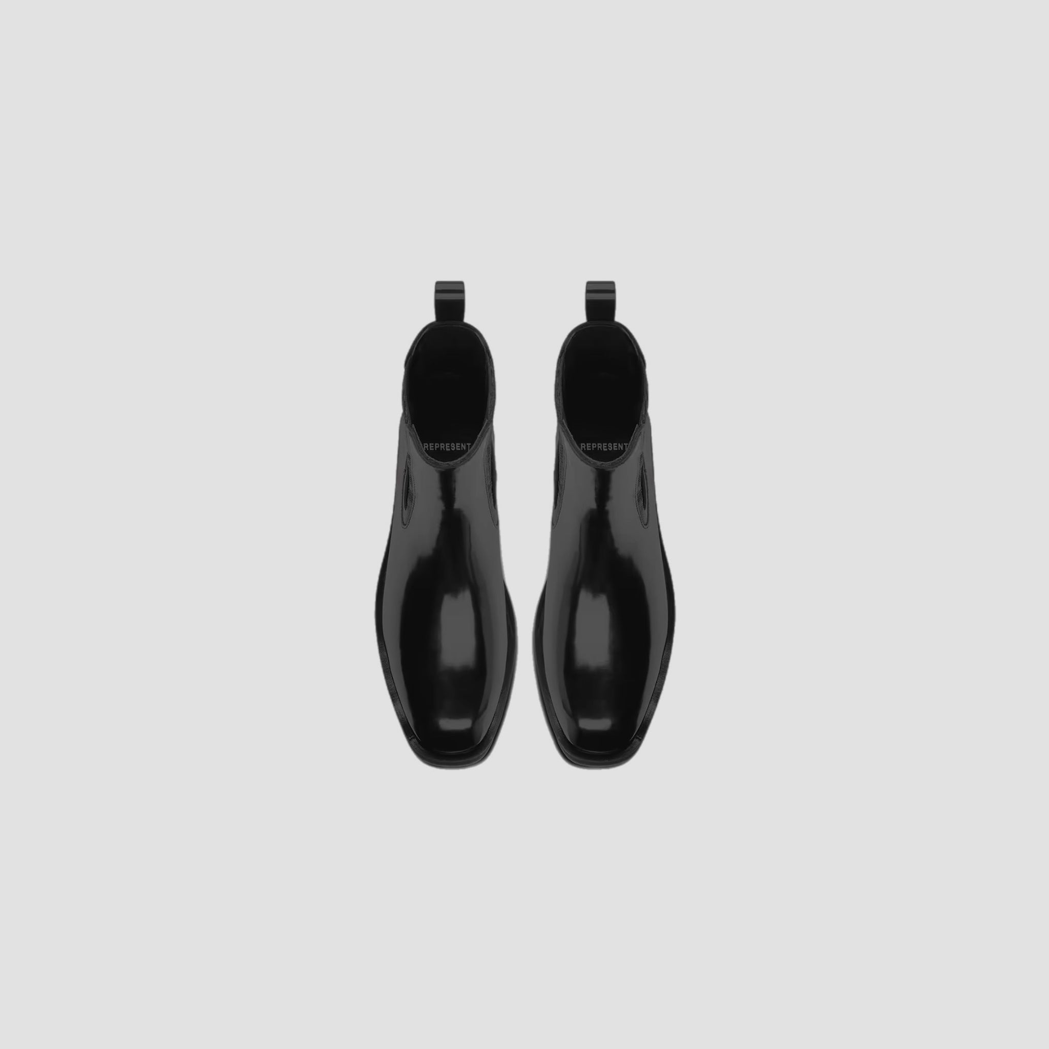 Represent Black Chelsea Boots