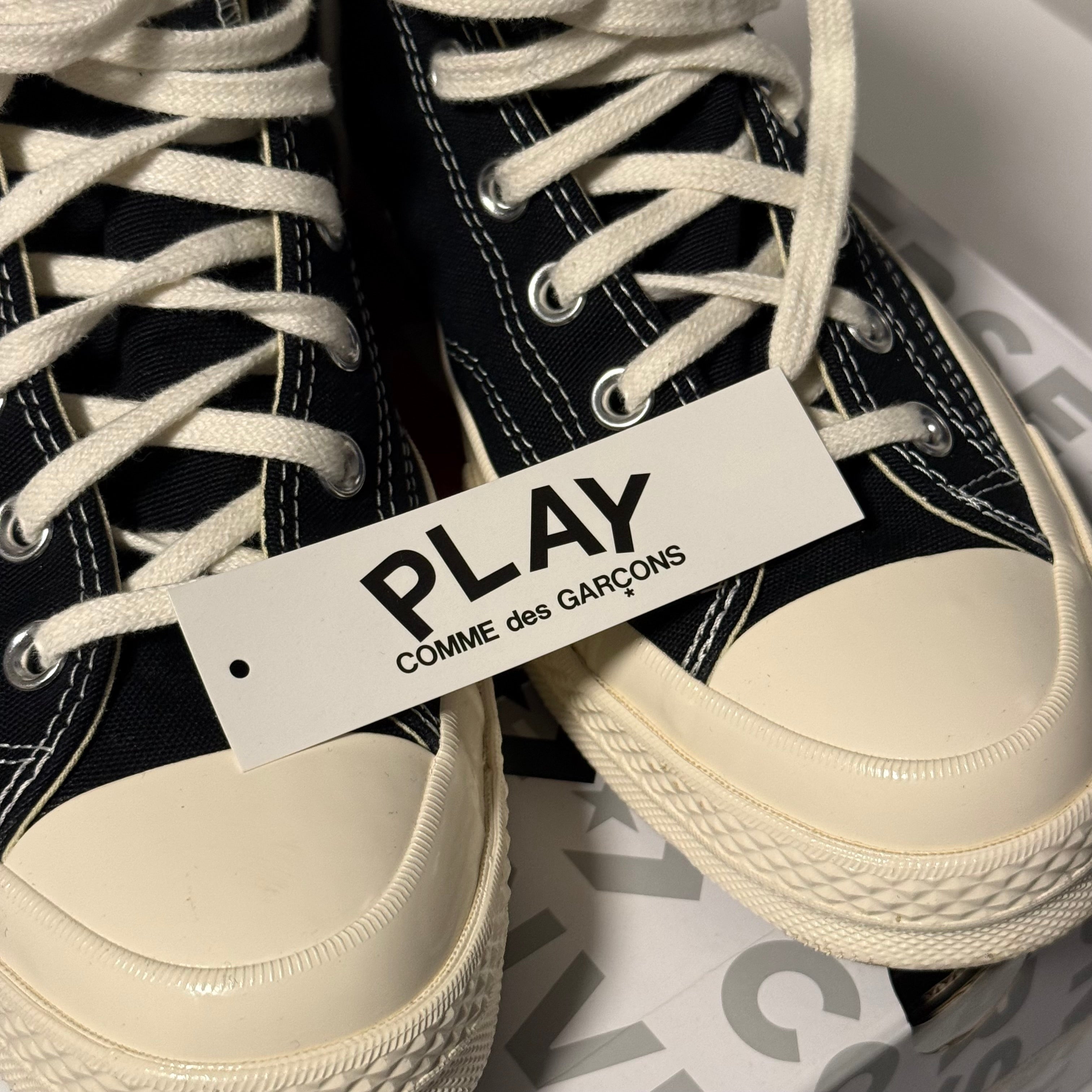 Converse Chuck Taylor Hi x CDG Comme des Garcons Black Sneakers