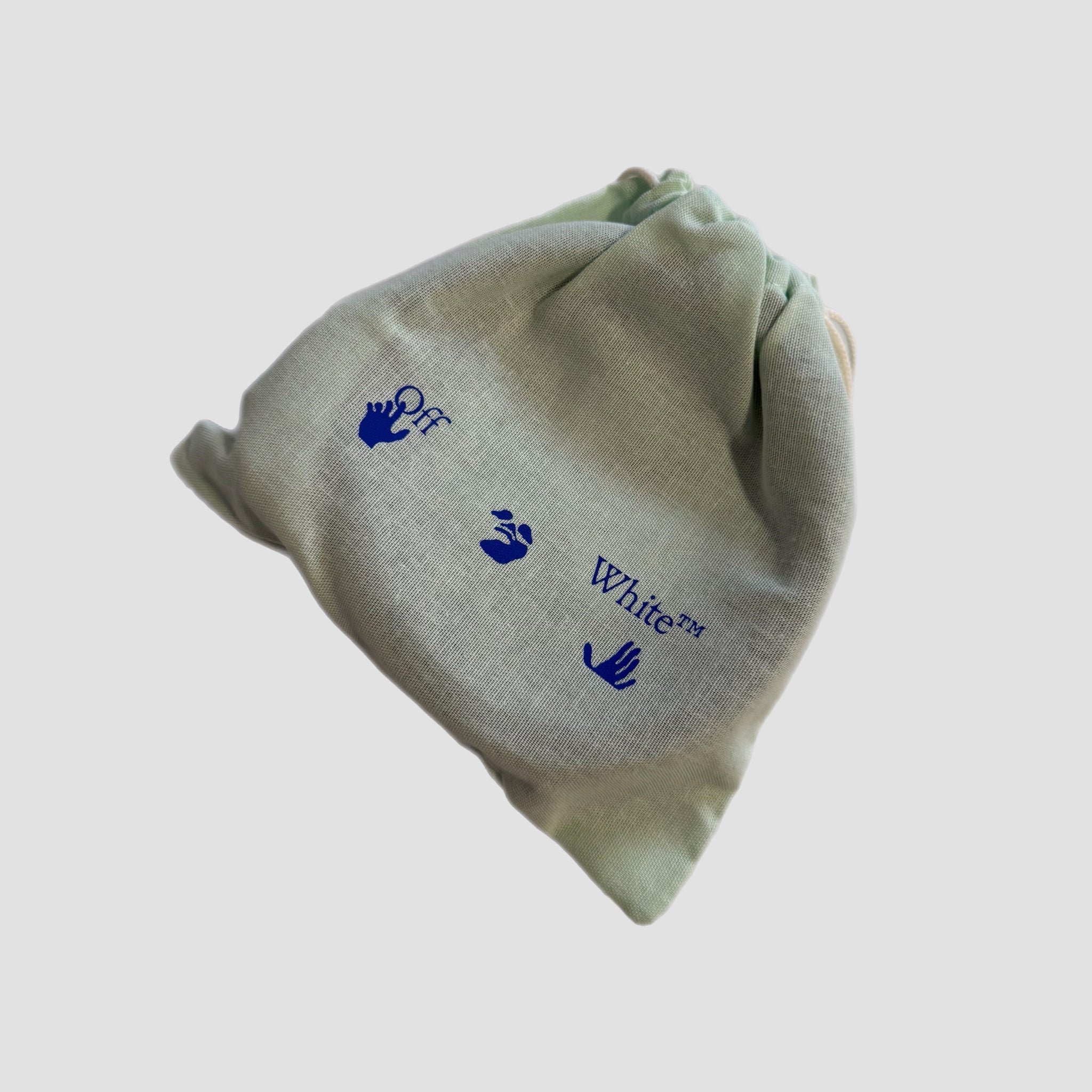 Off-White Black Leather Industrial Belt