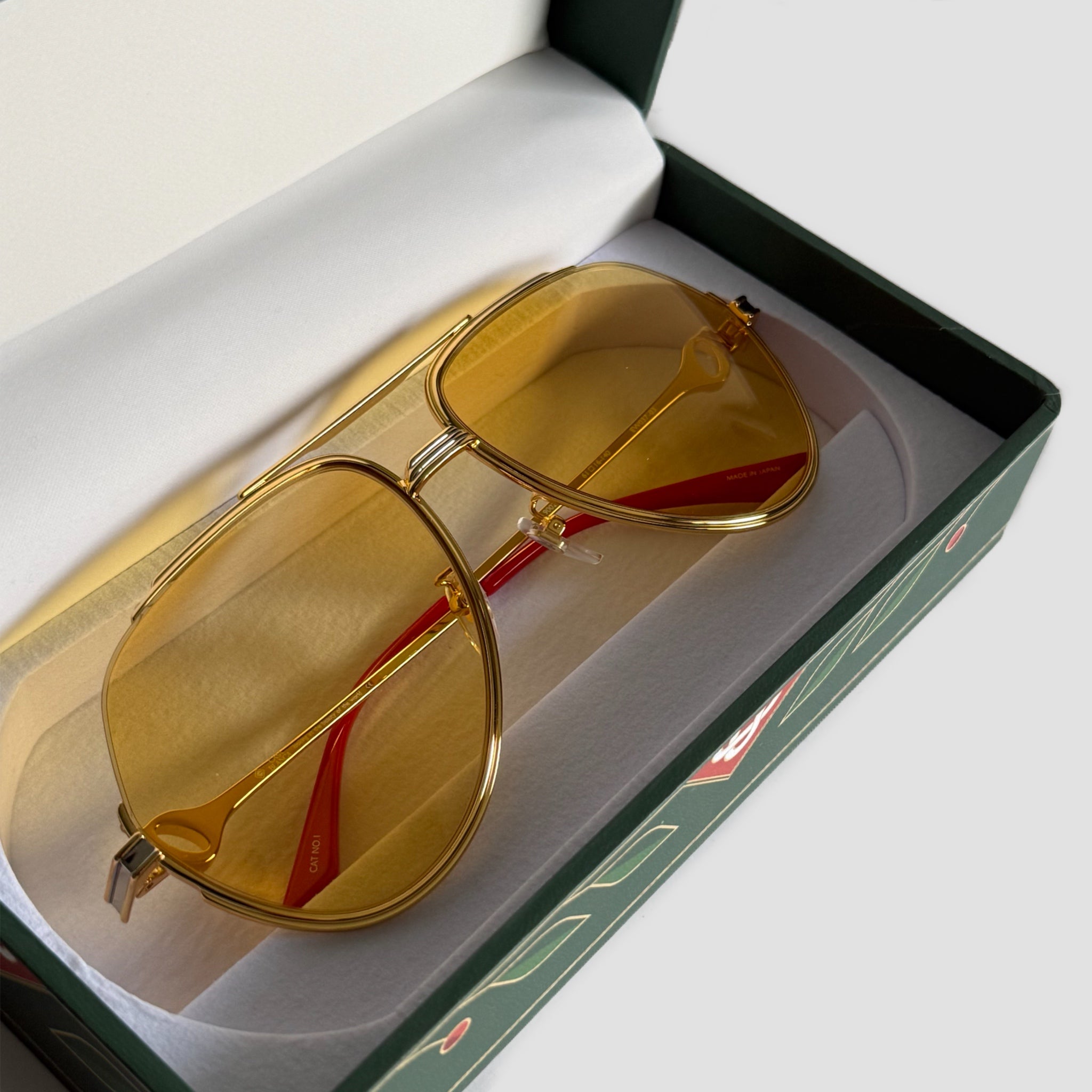 Casablanca Stainless Steel Aviator Sunglasses