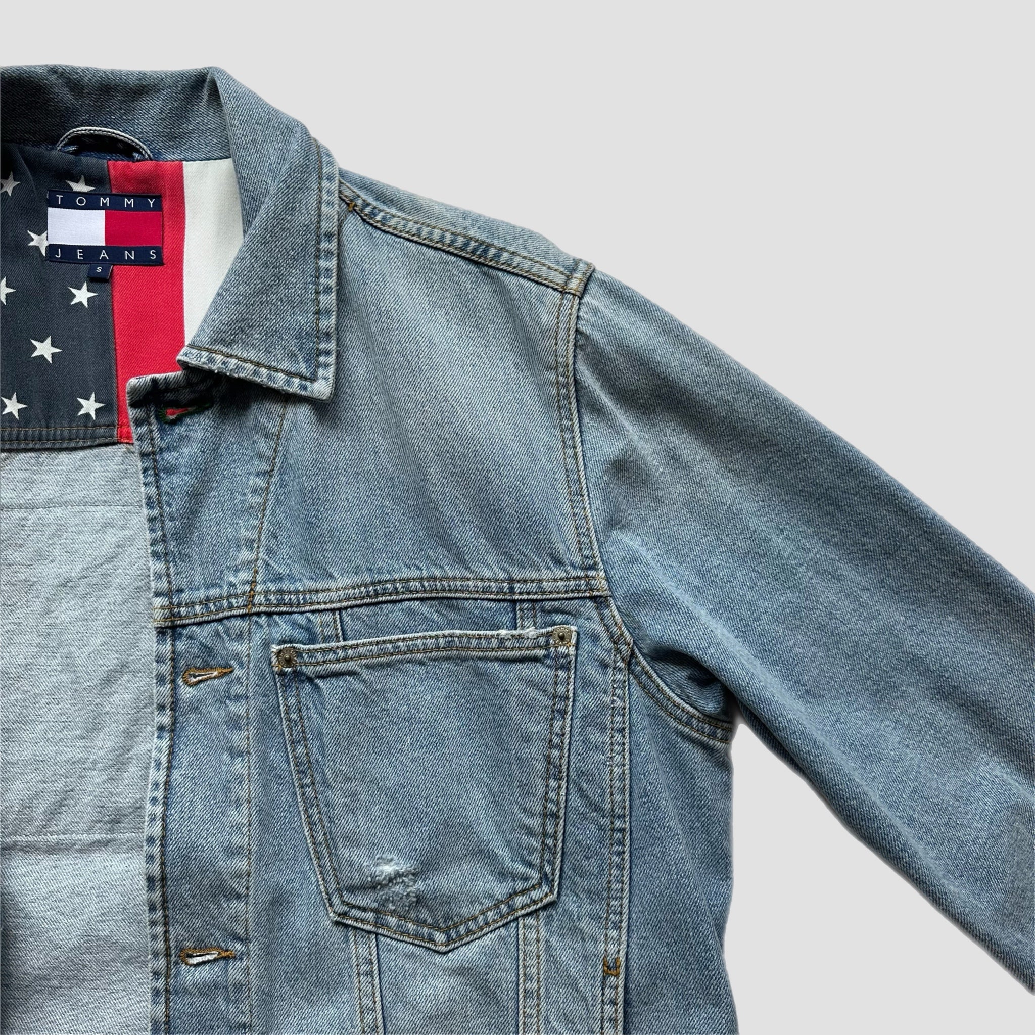 Tommy Jeans Flag Logo Denim Jacket