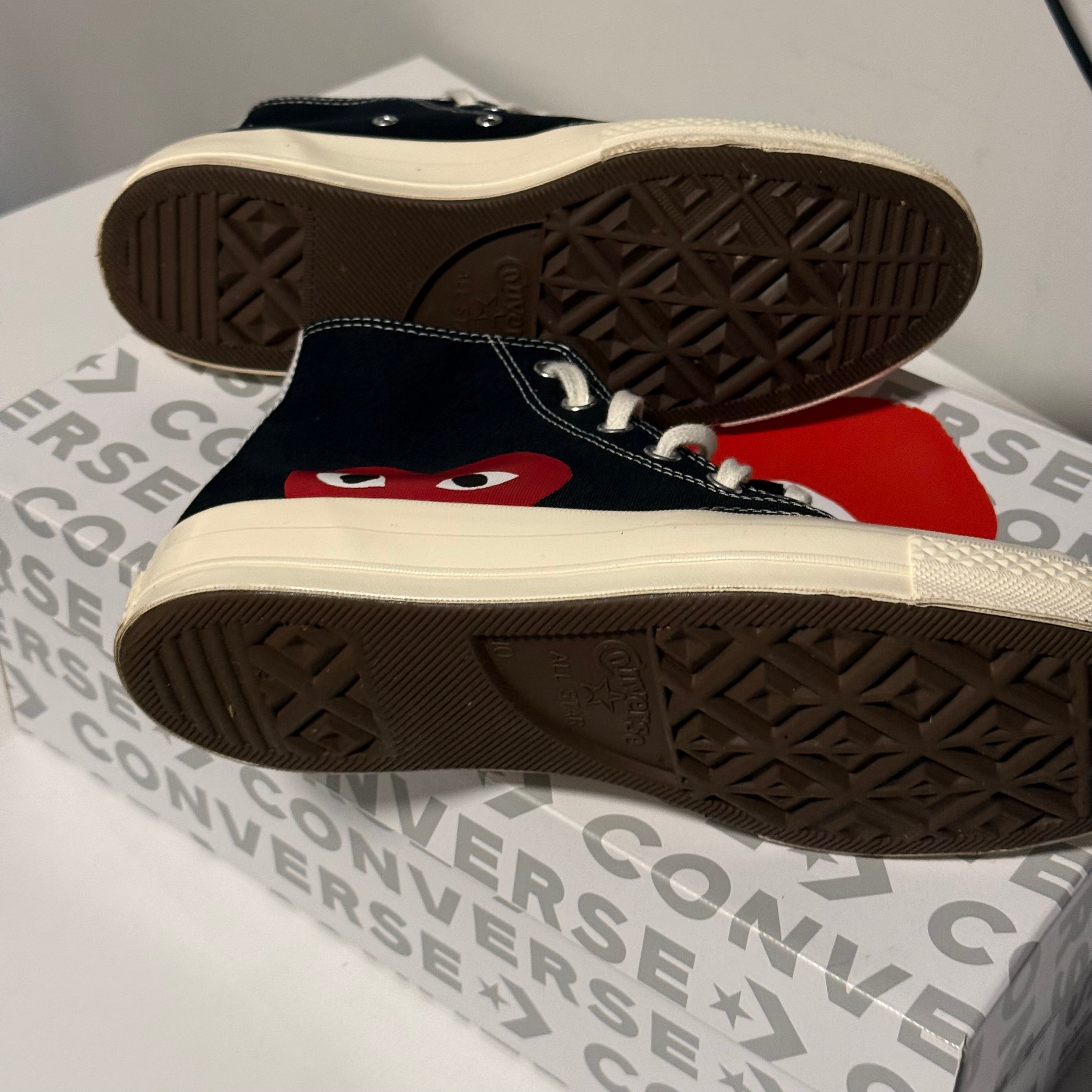 Converse Chuck Taylor Hi x CDG Comme des Garcons Black Sneakers