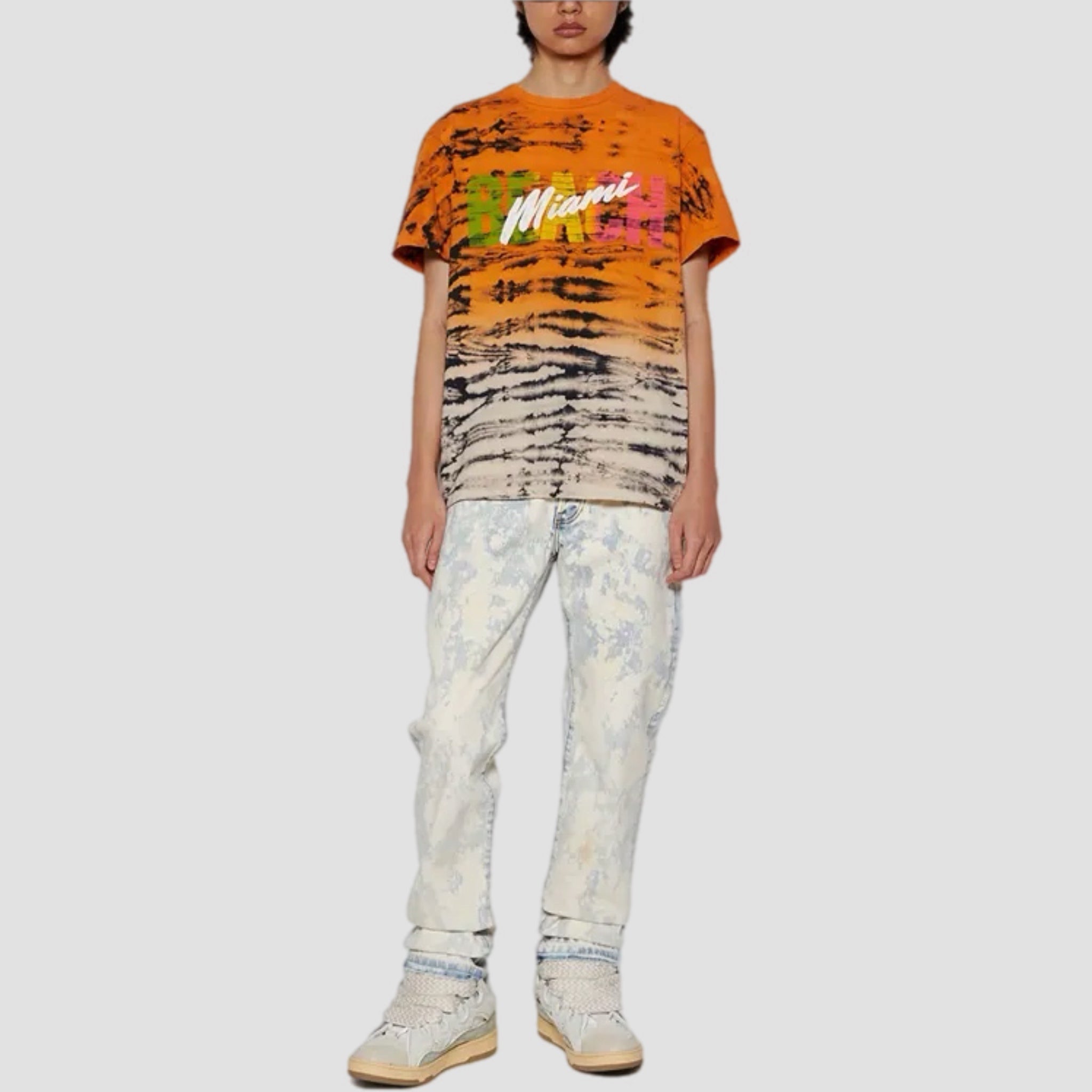 Gallery Dept Bleached Straight Leg Jeans
