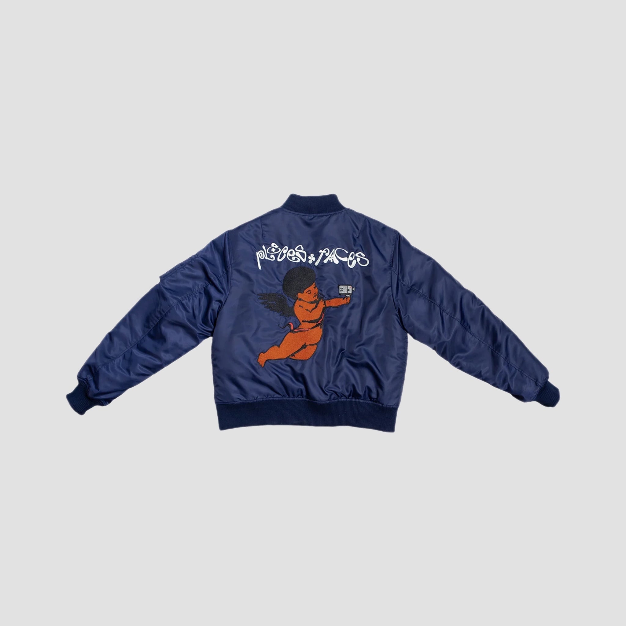 Places + Faces Angel MA-1 Bomber Jacket Original Allure