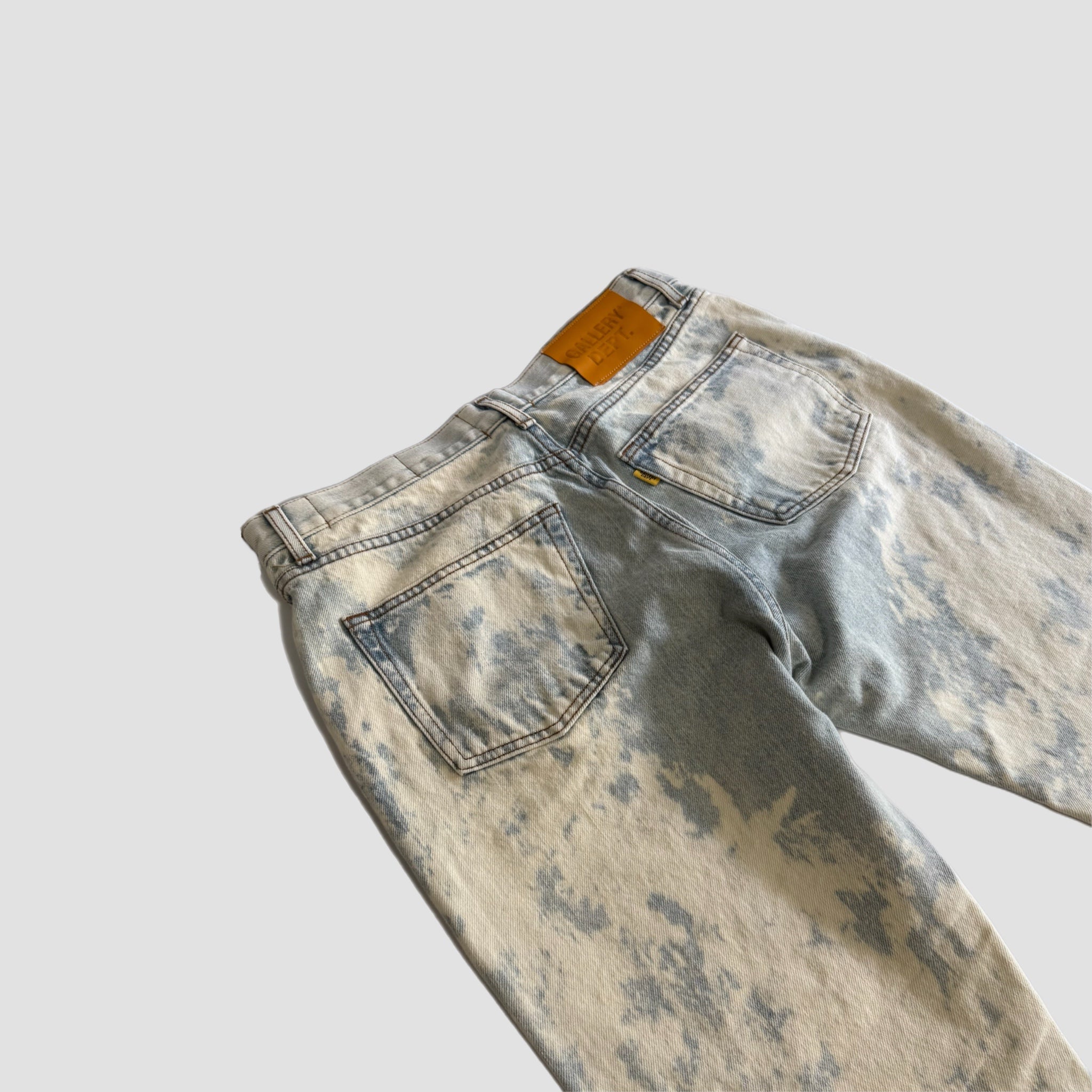 Gallery Dept Bleached Straight Leg Jeans