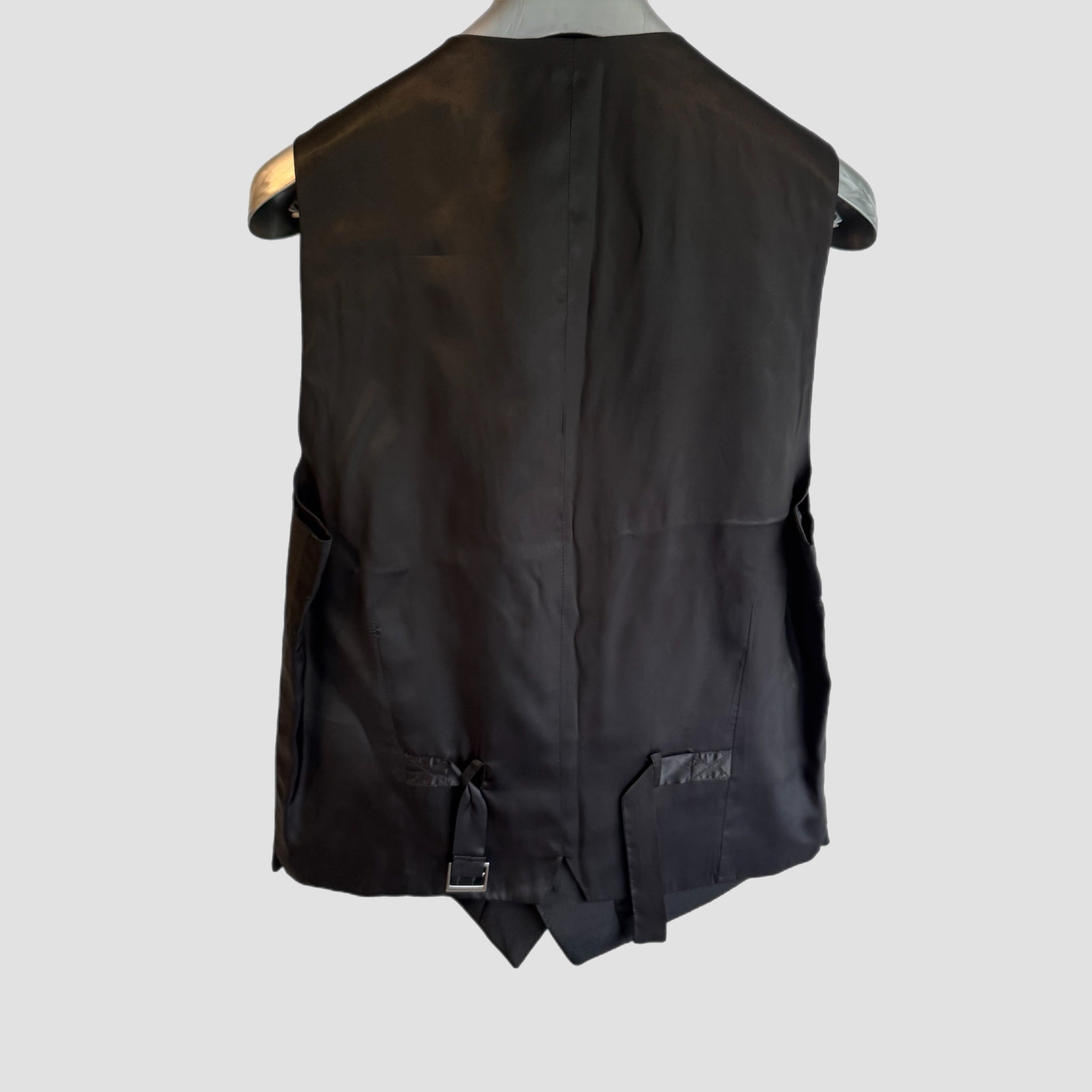 D&G Black Slim Fit Three Piece Suit