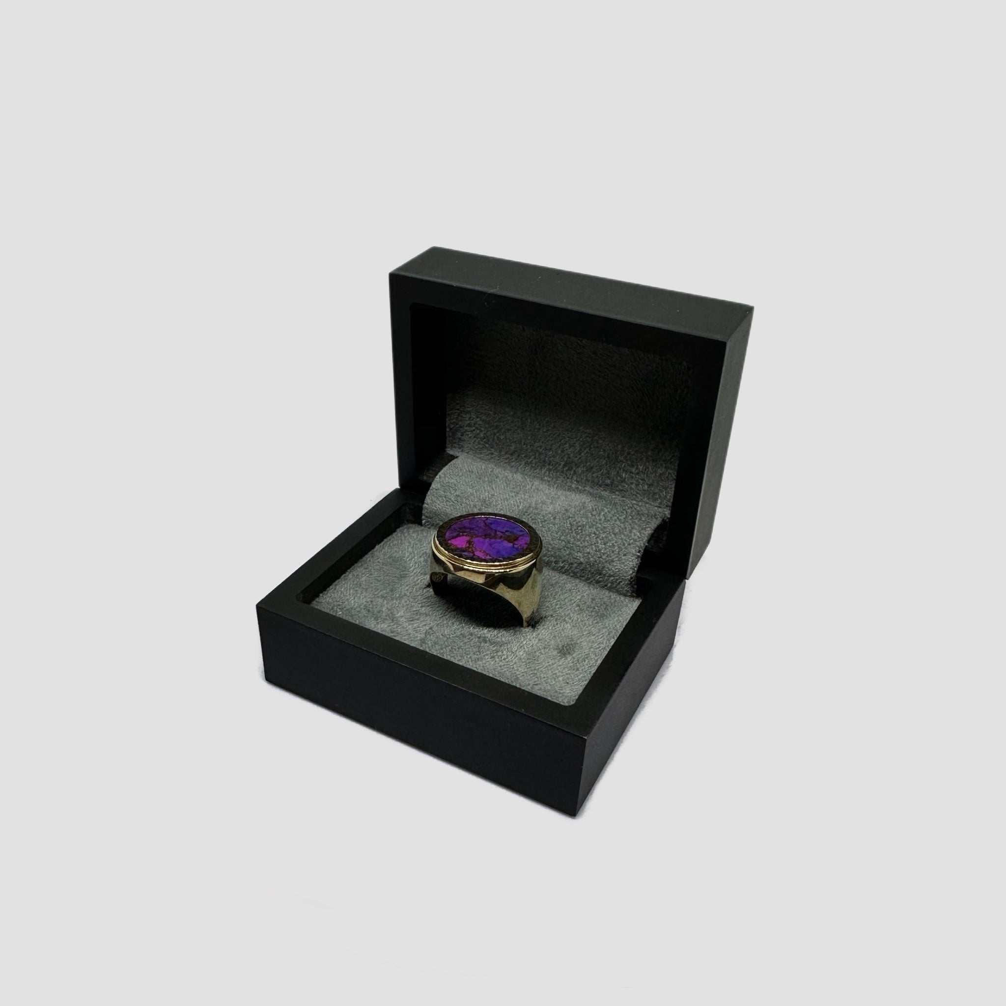 9ct Purple Copper Stone Half Sovereign Original Allure