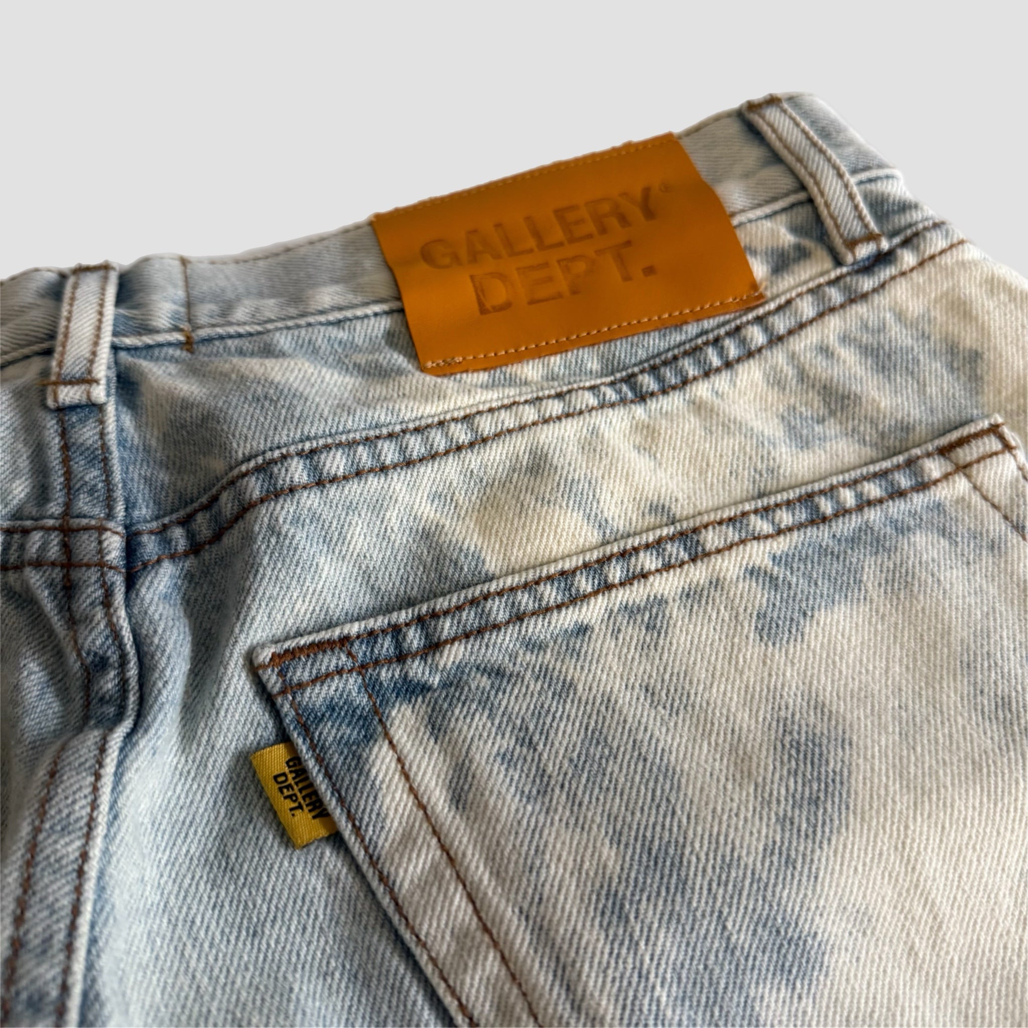 Gallery Dept Bleached Straight Leg Jeans