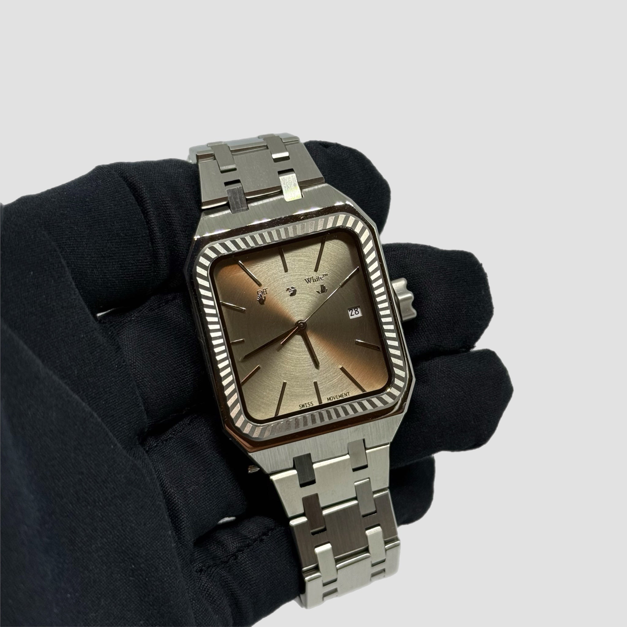 Off-White OW-01 Square Frame Automatic Watch