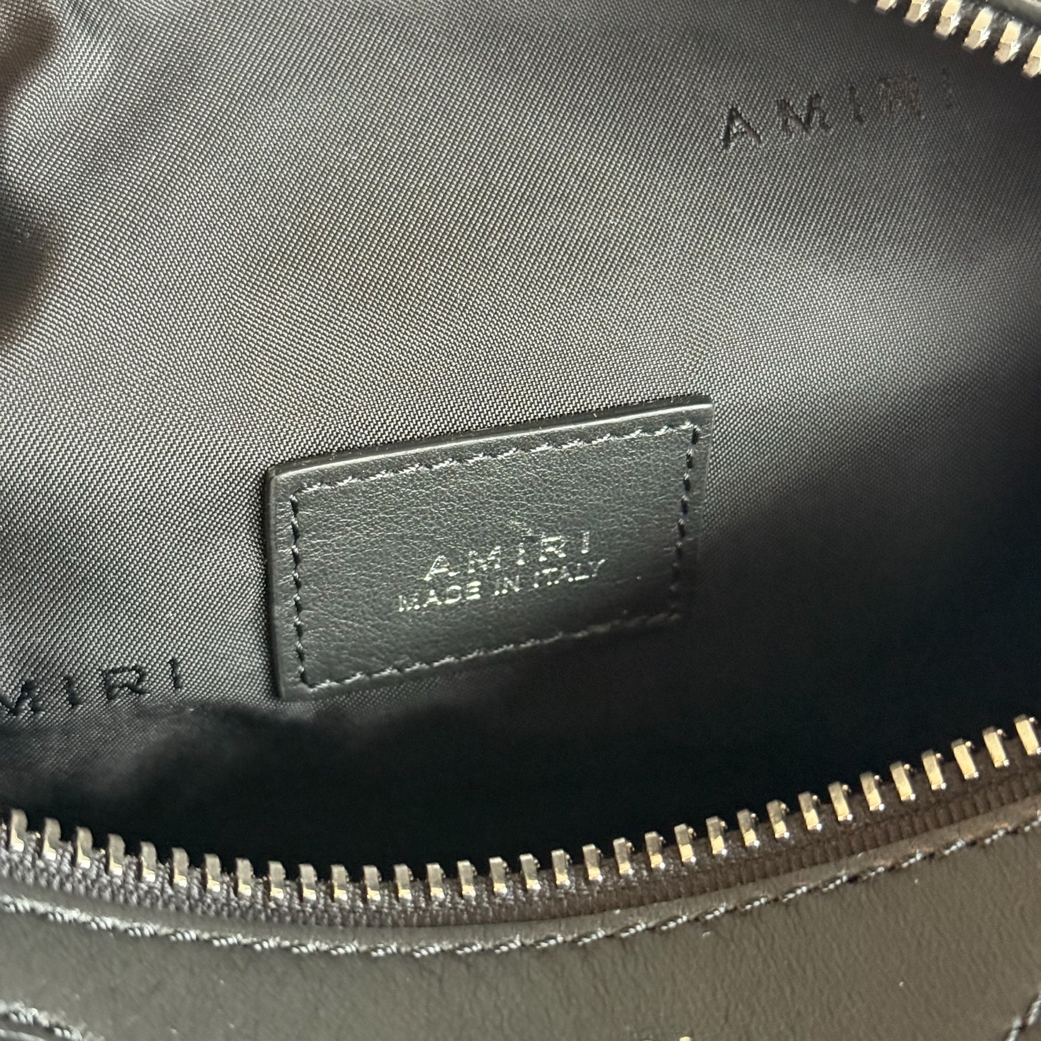 Amiri Logo Nylon Toiletry Wash Bag