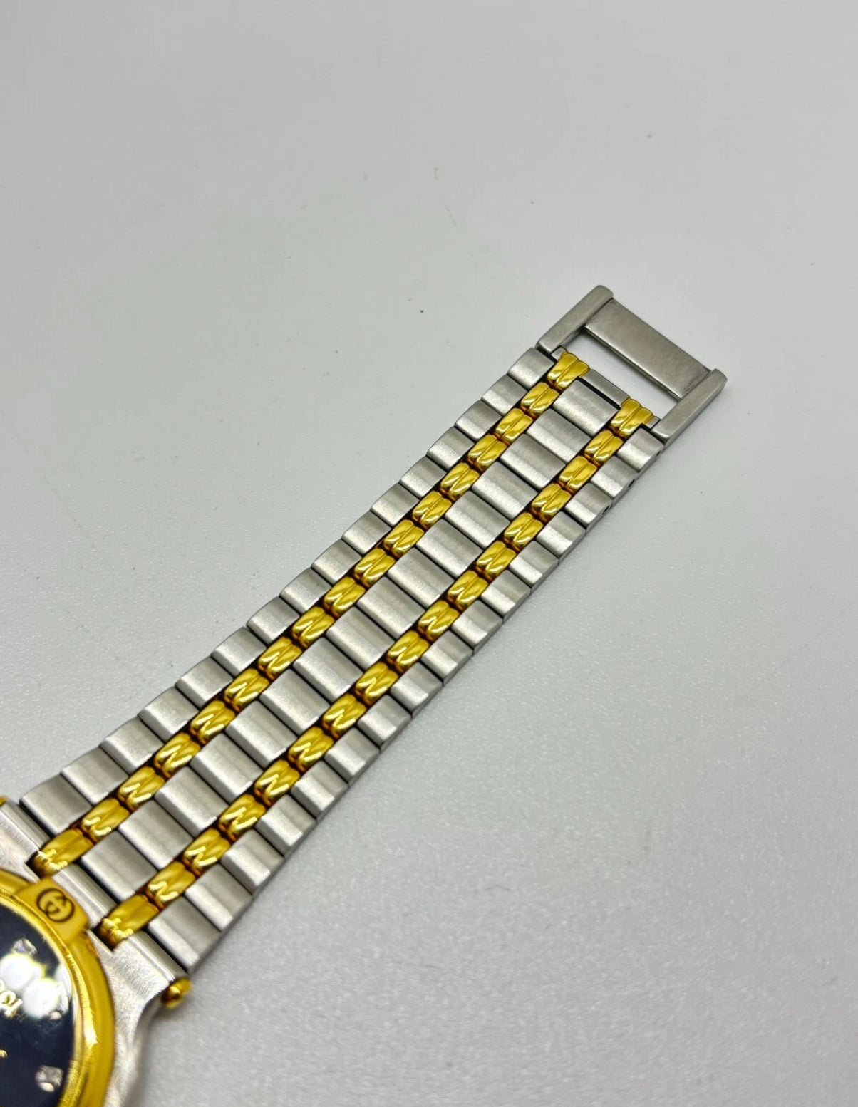Gucci 9000M Diamond Two Tone Watch