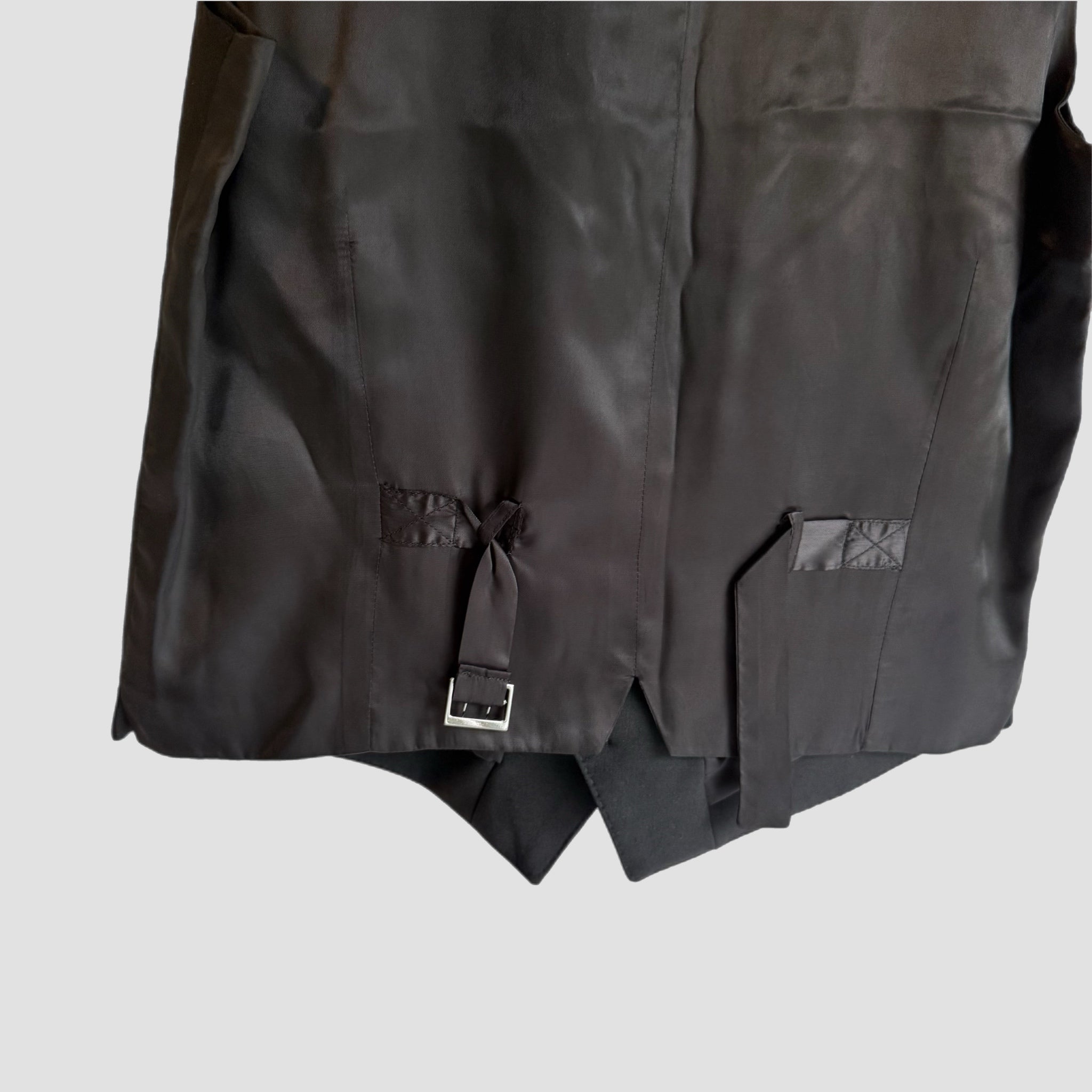D&G Black Slim Fit Three Piece Suit
