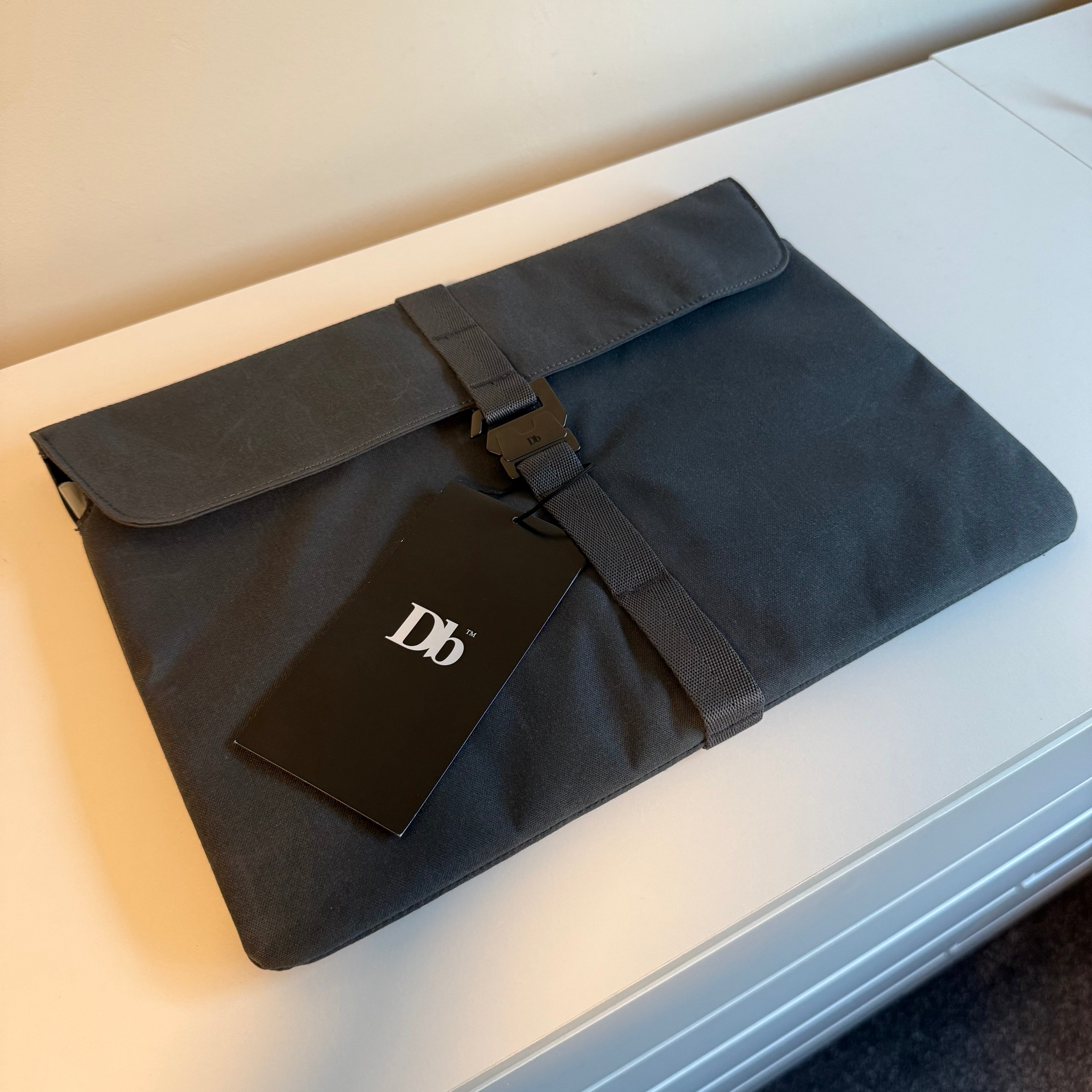 DB Grey Laptop Case Sleeve Bag