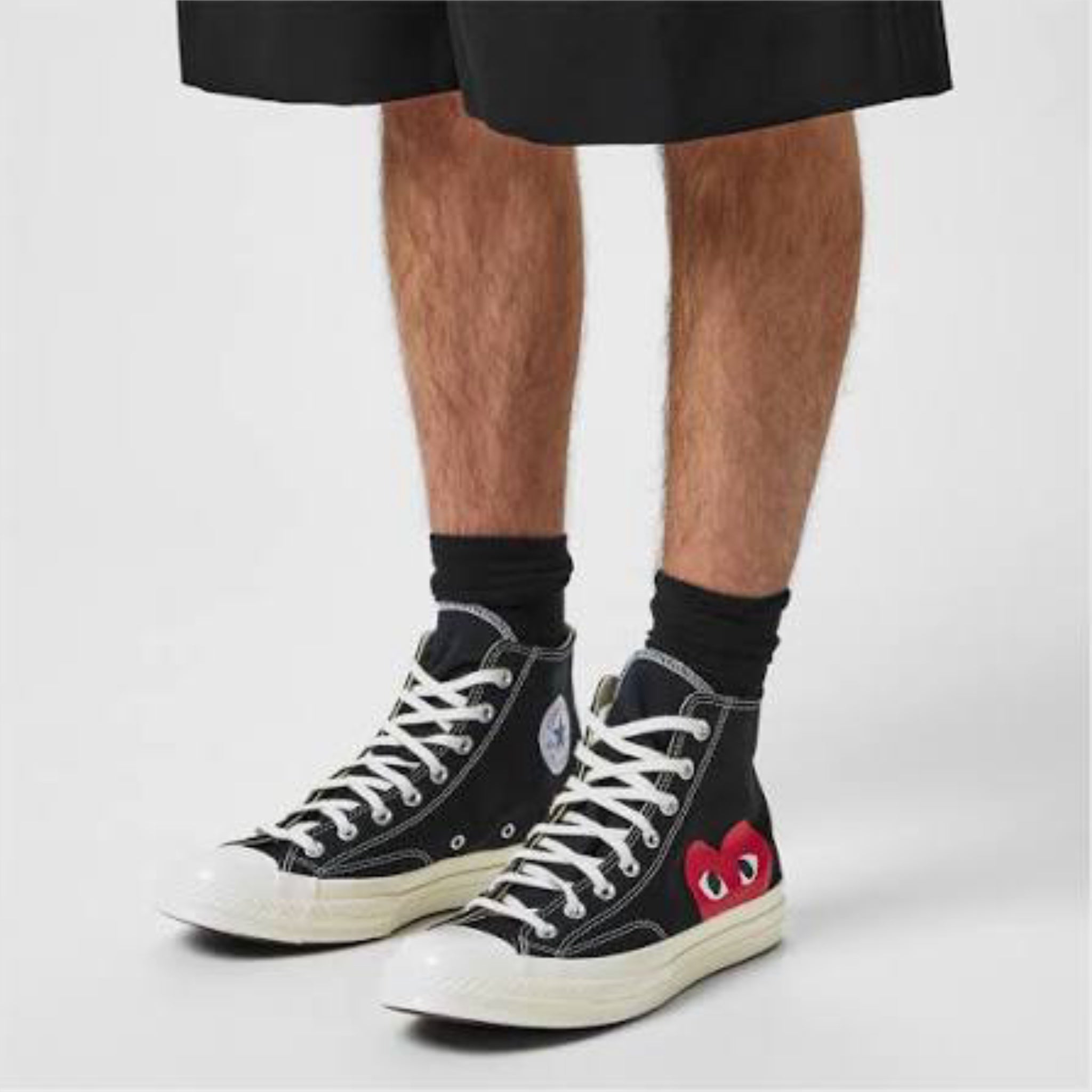 Converse Chuck Taylor Hi x CDG Comme des Garcons Black Sneakers