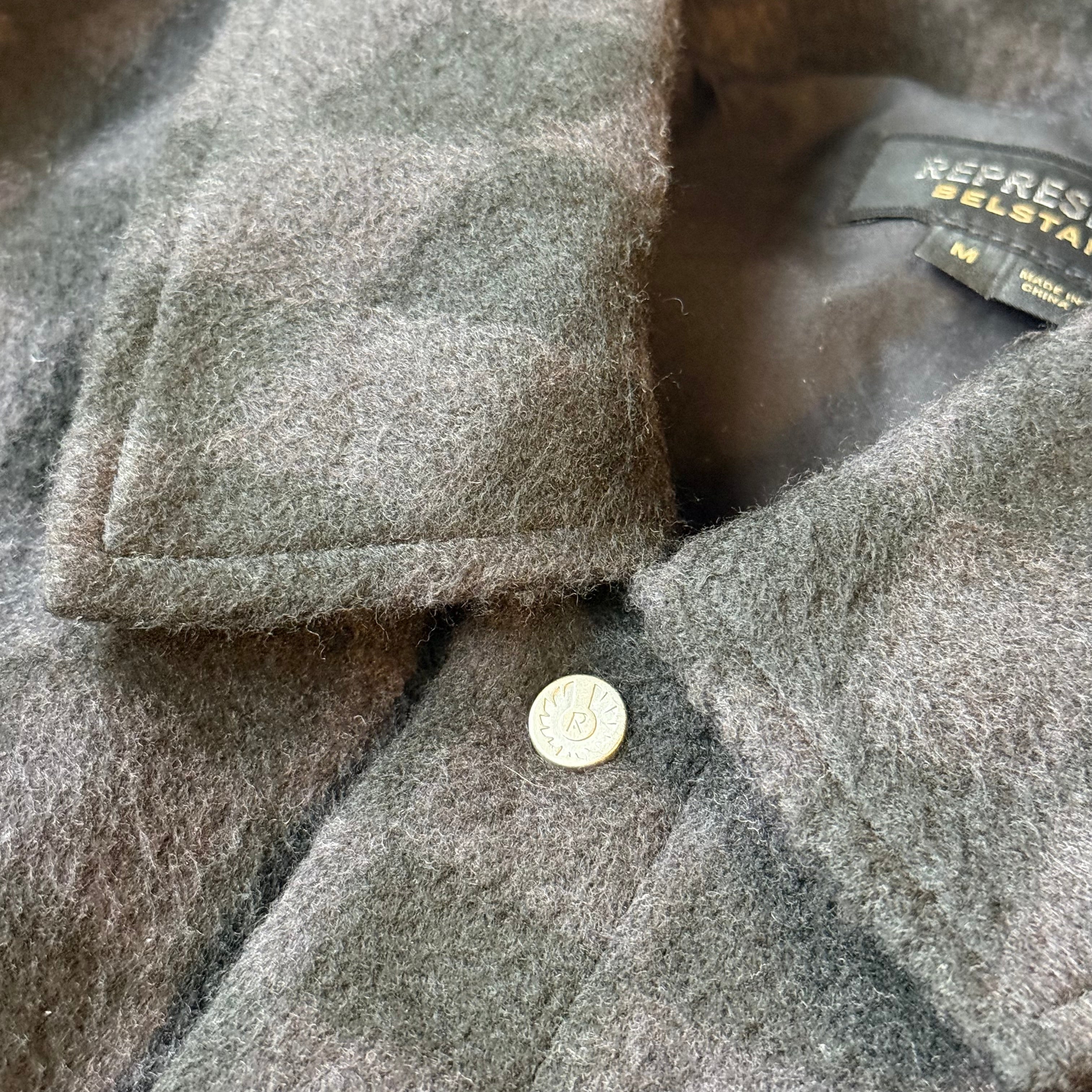 Represent X Belstaff Checkerboard Wool Overshirt/Jacket