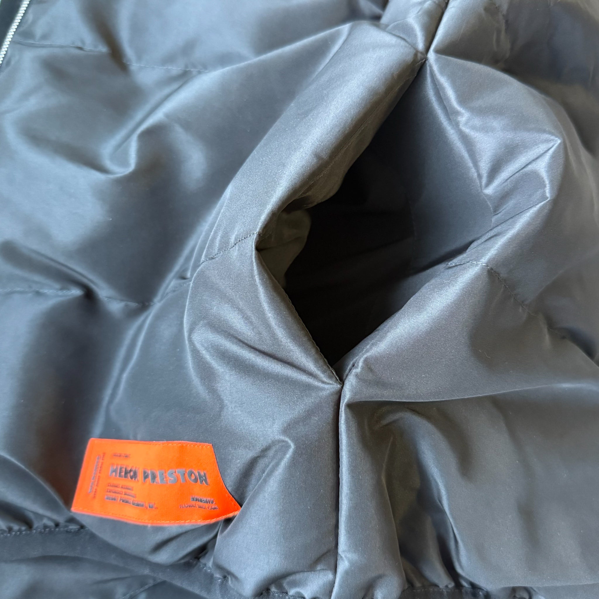 Heron Preston Logo Nylon Padded Vest