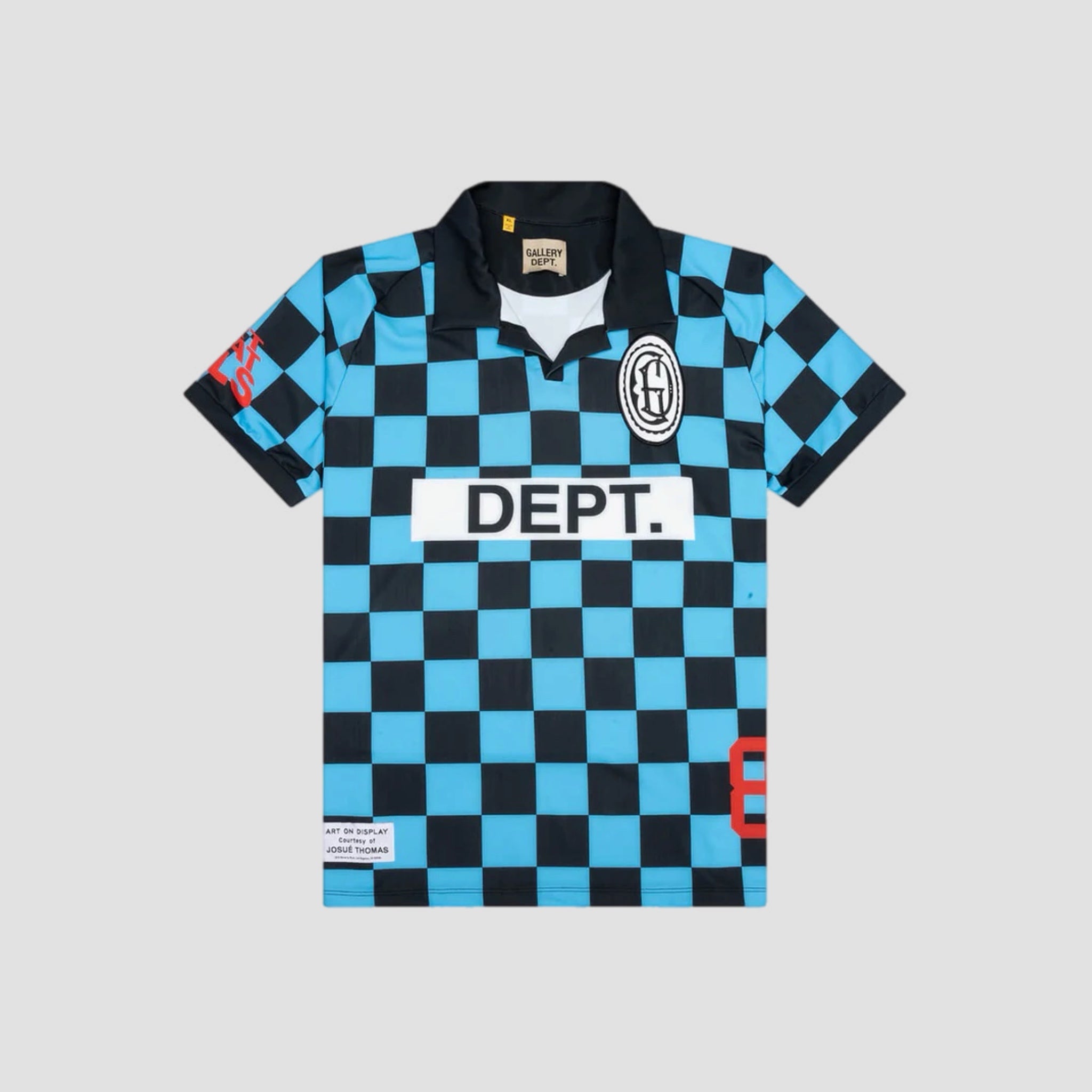 Gallery Dept Alvarado Soccer Jersey Chequered
