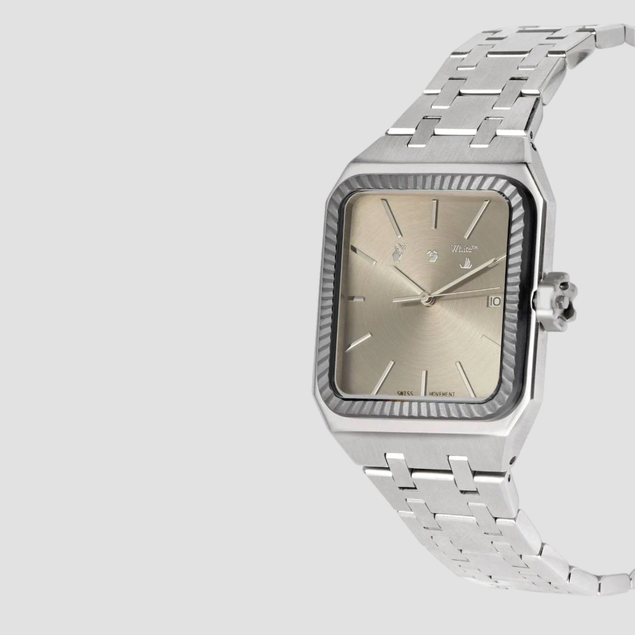 Off-White OW-01 Square Frame Automatic Watch