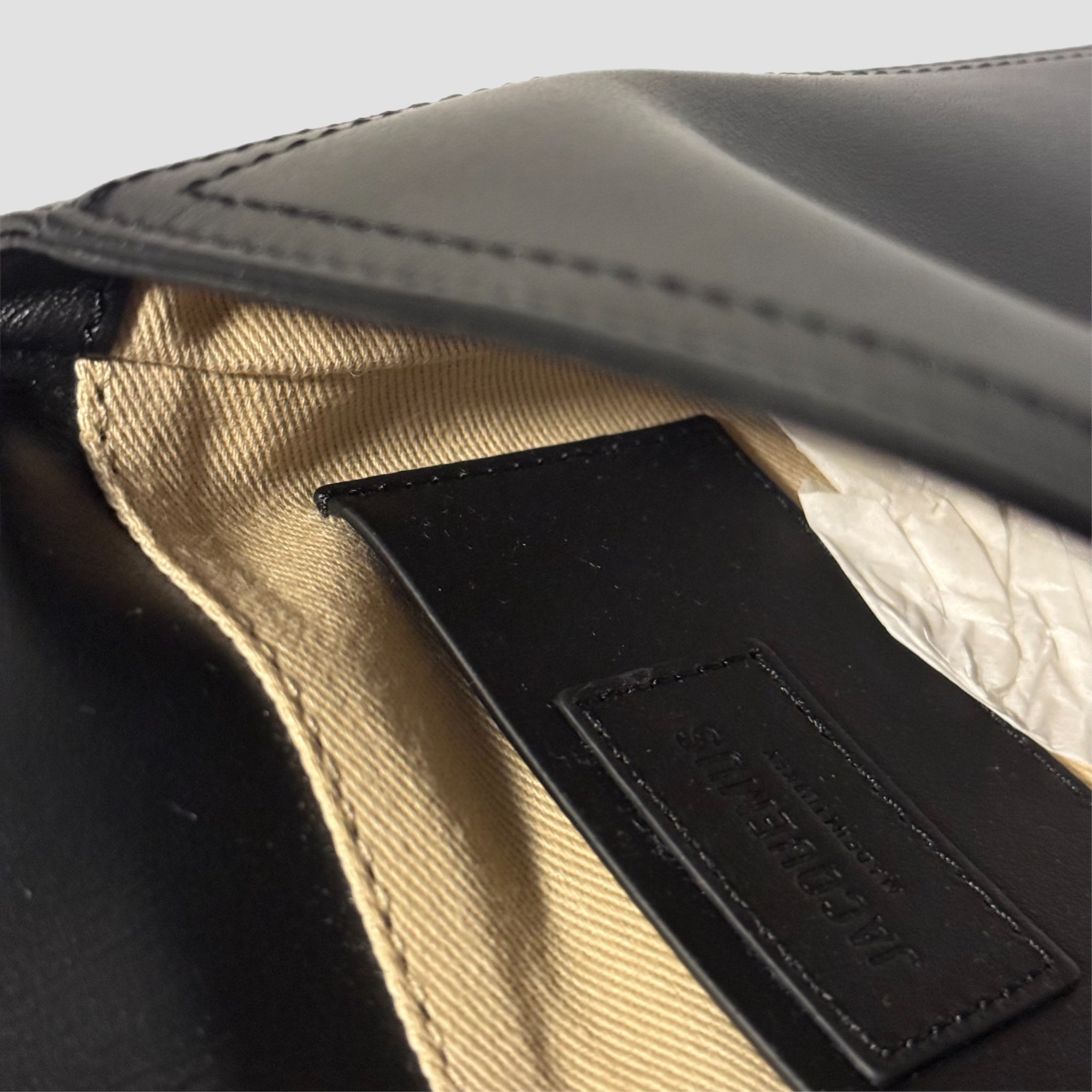 Jacquemus La Banane Cuerda Side Bag Black