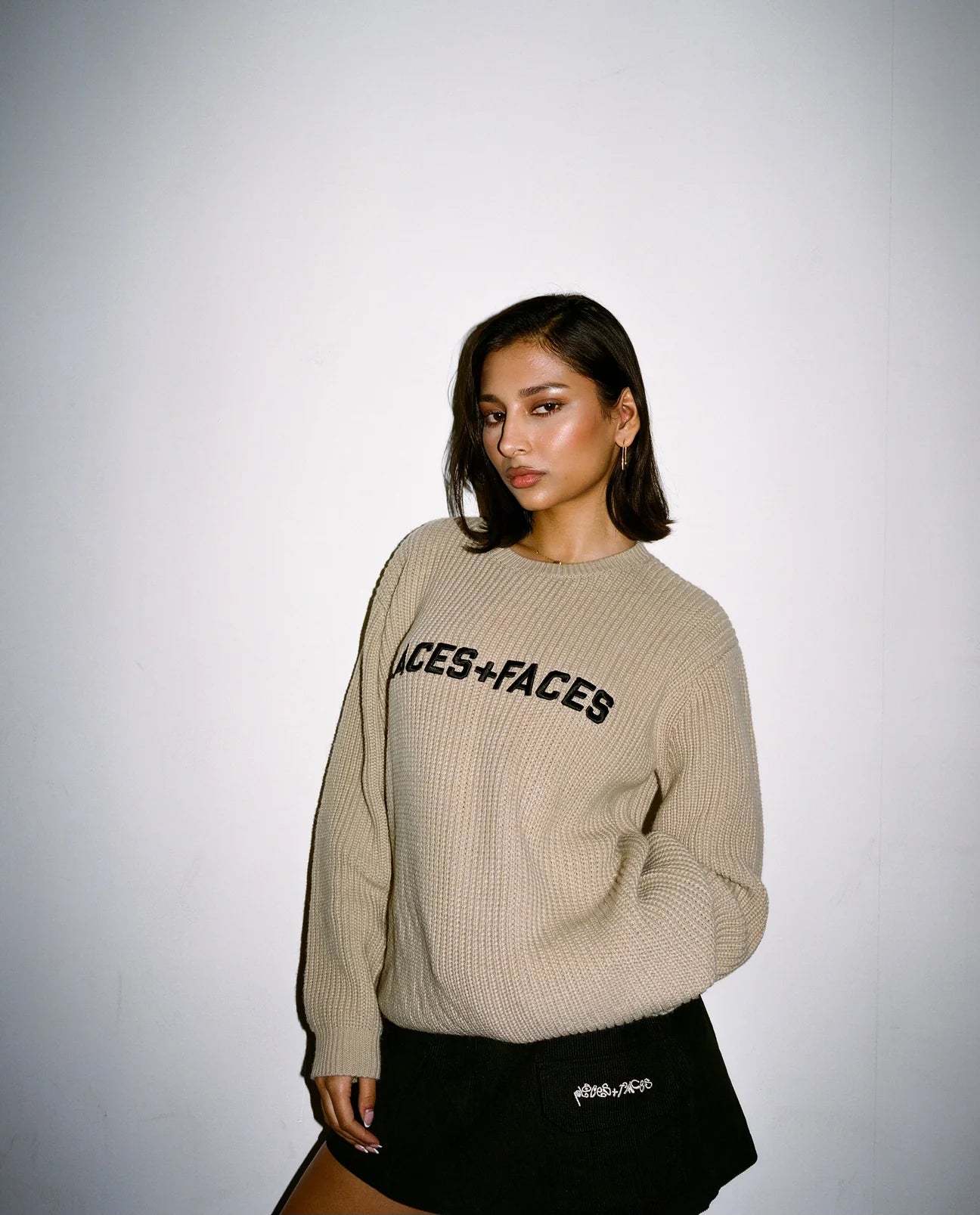 Places Plus Faces Cable Knit Jumper