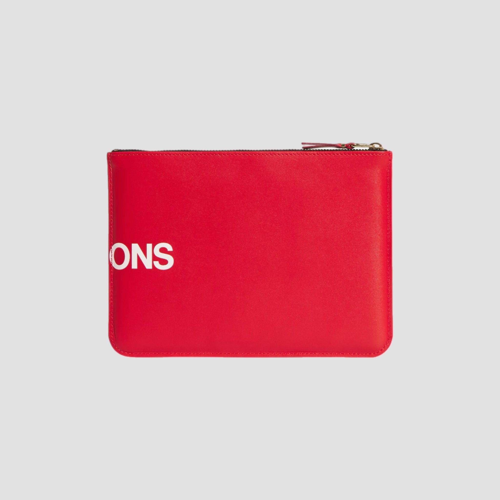 Comme Des Garcons CDG Large Leather Pouch Wallet