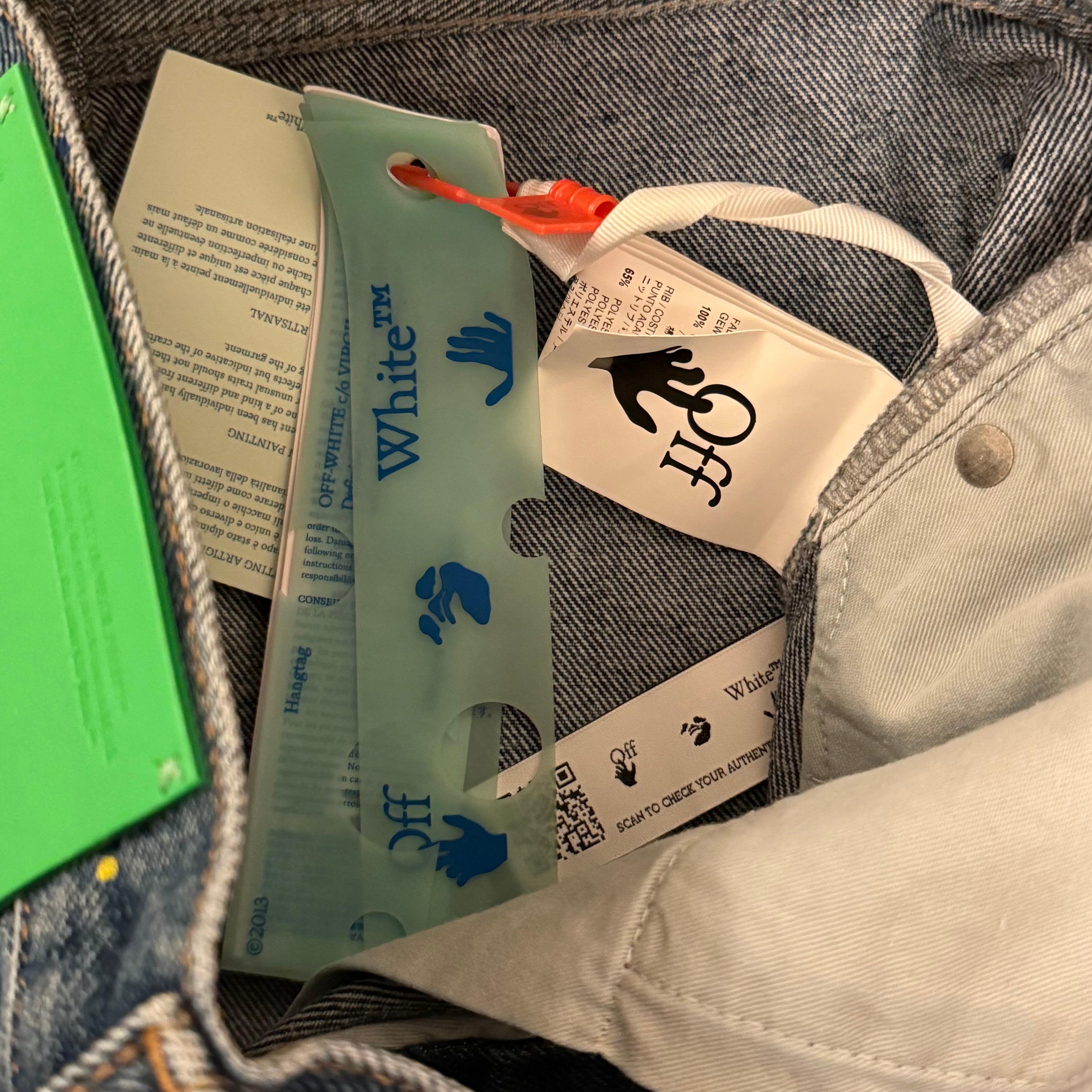 Off-White Paint Splatter Jeans