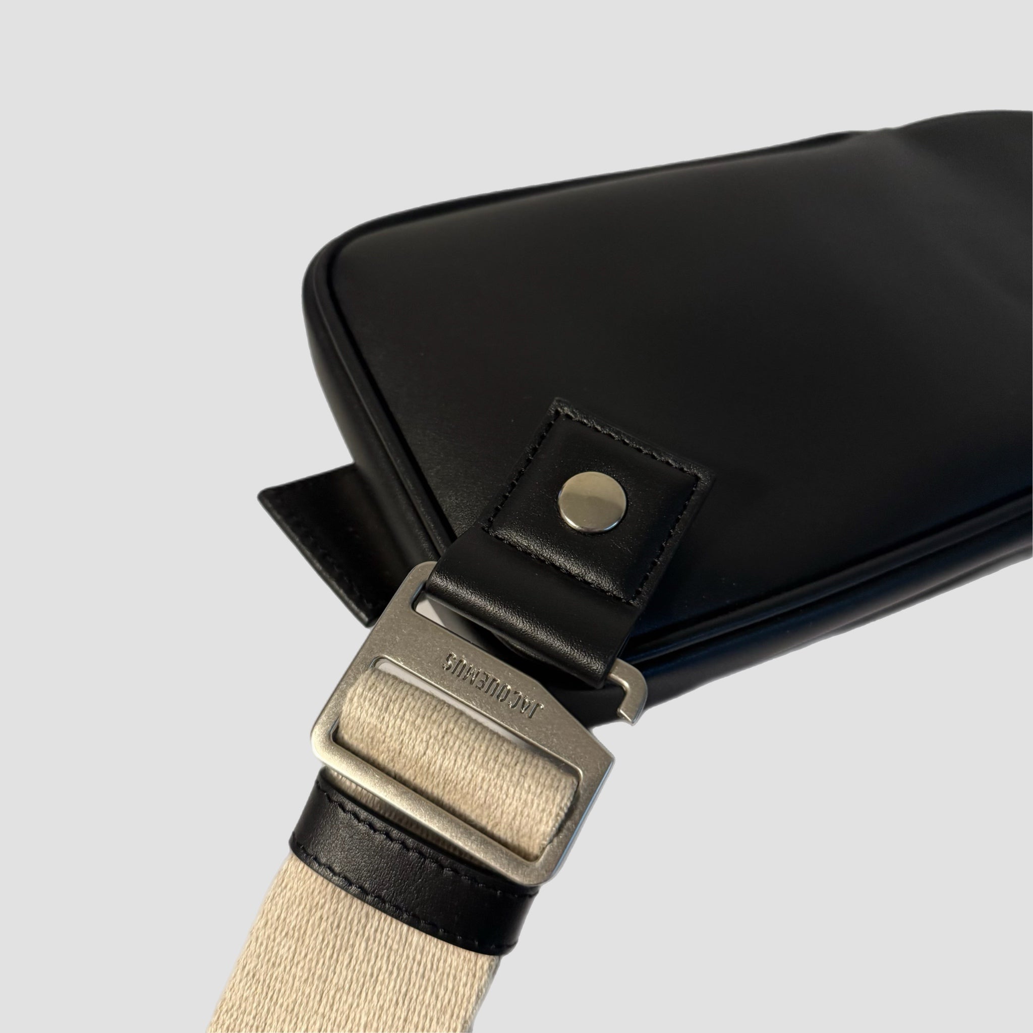 Jacquemus La Banane Cuerda Side Bag Black