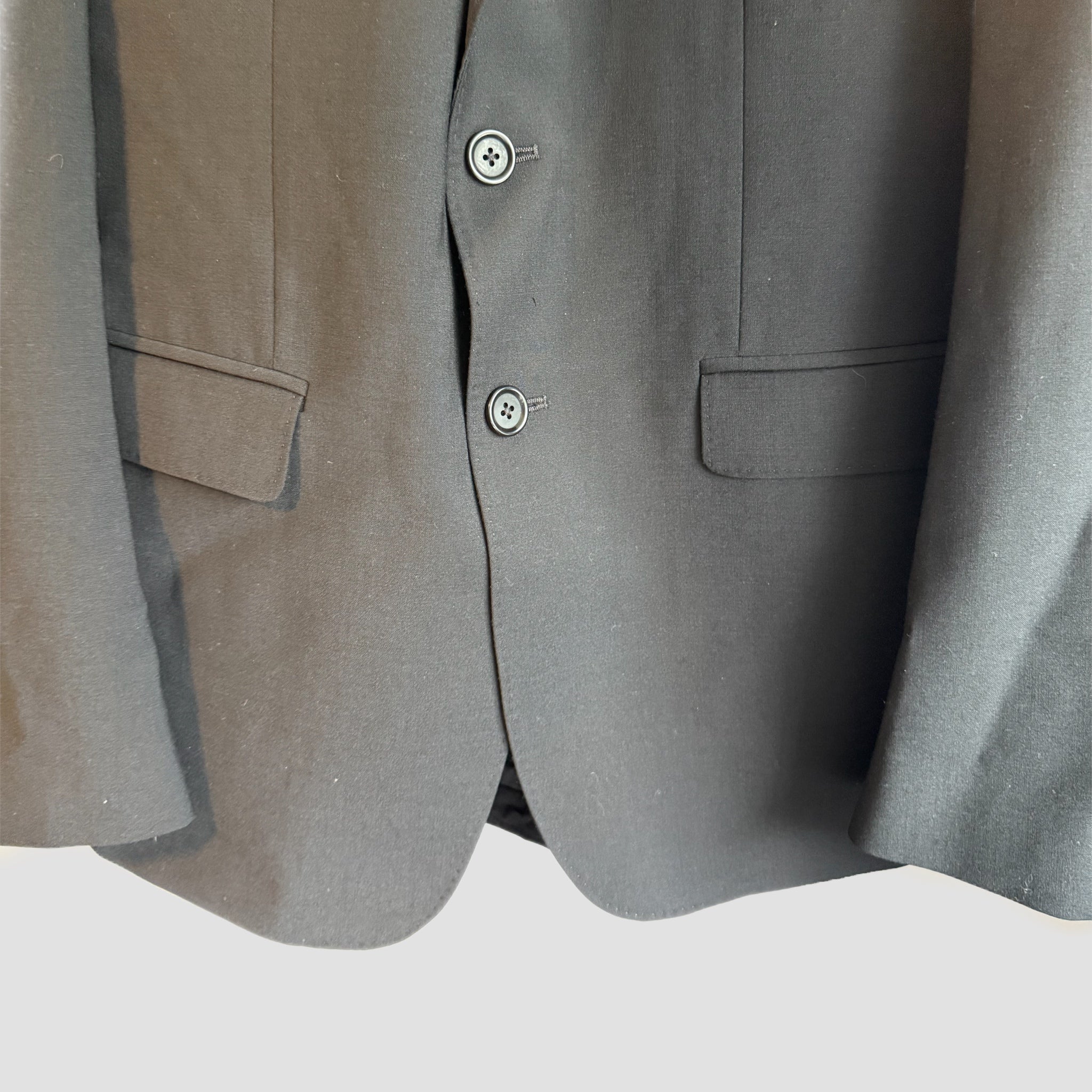D&G Black Slim Fit Three Piece Suit