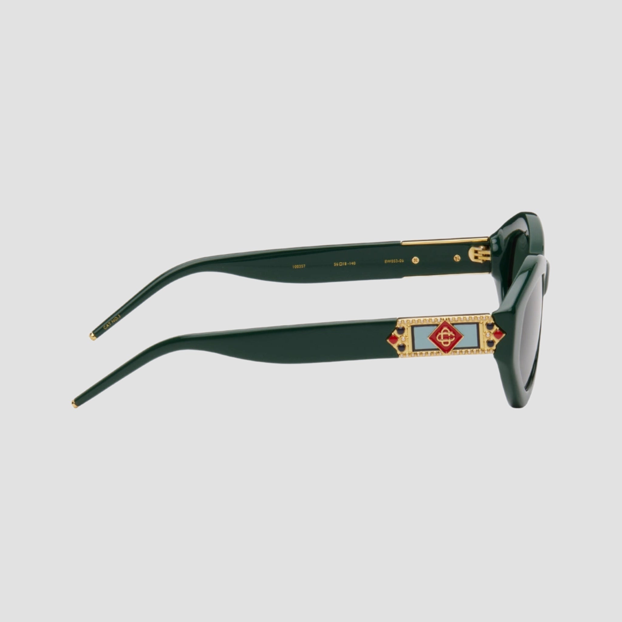 Casablanca Monogram Oval Sunglasses