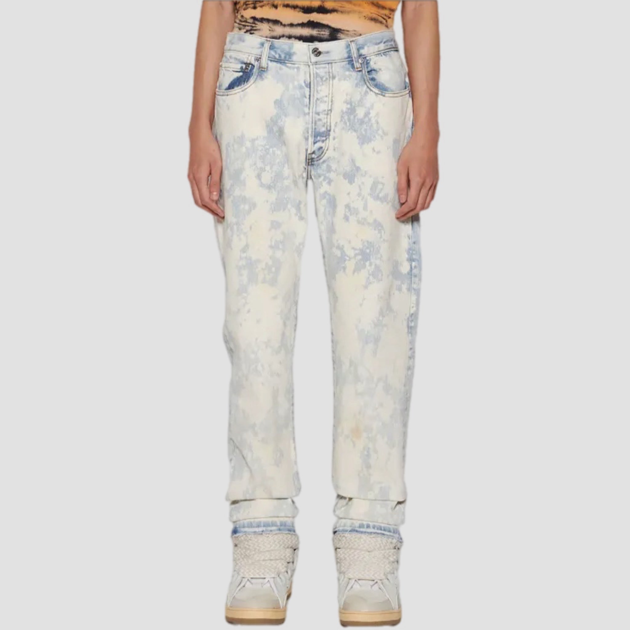 Gallery Dept Bleached Straight Leg Jeans
