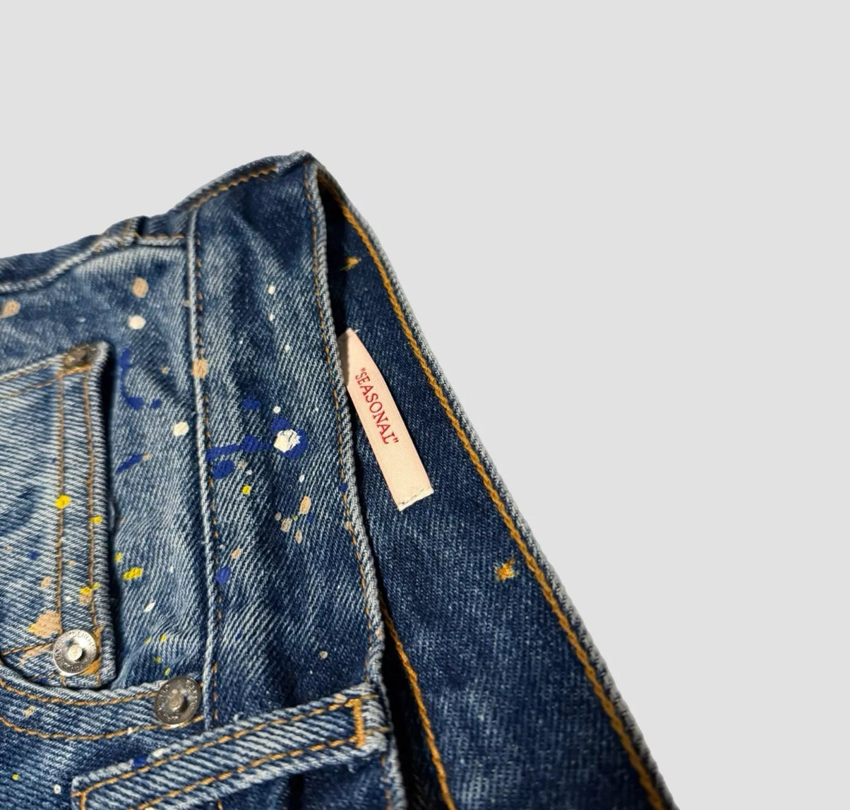 Off-White Paint Splatter Jeans