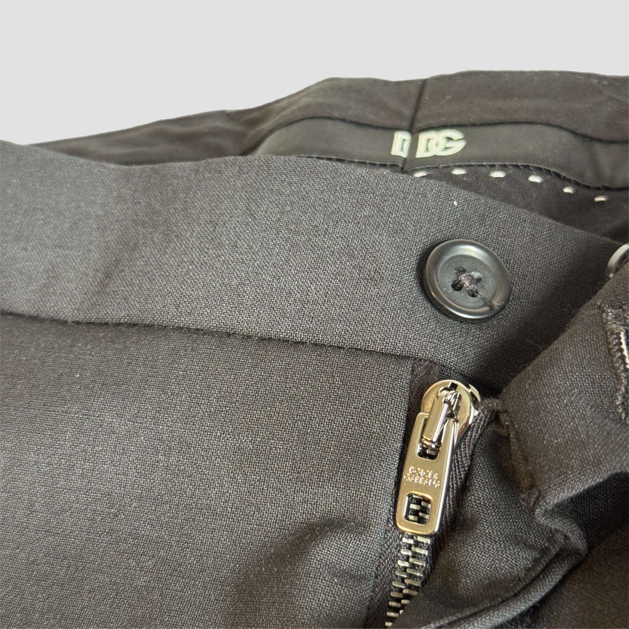 D&G Black Slim Fit Three Piece Suit