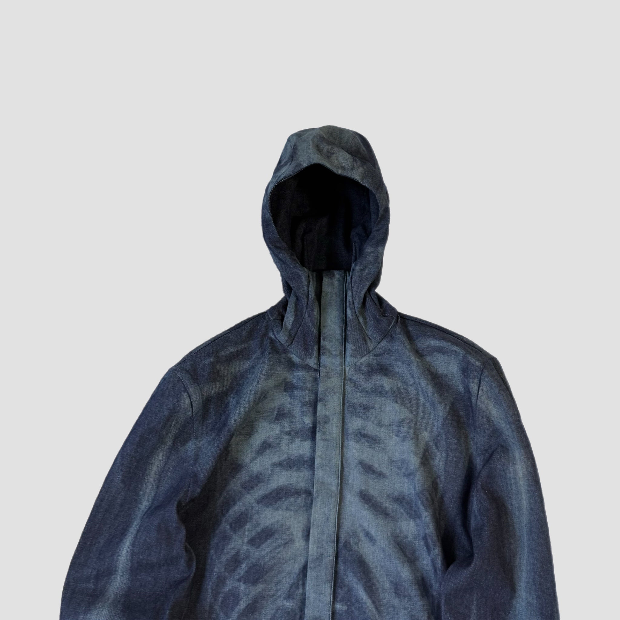 Off-White Body Scan X-Ray Denim Hoodie