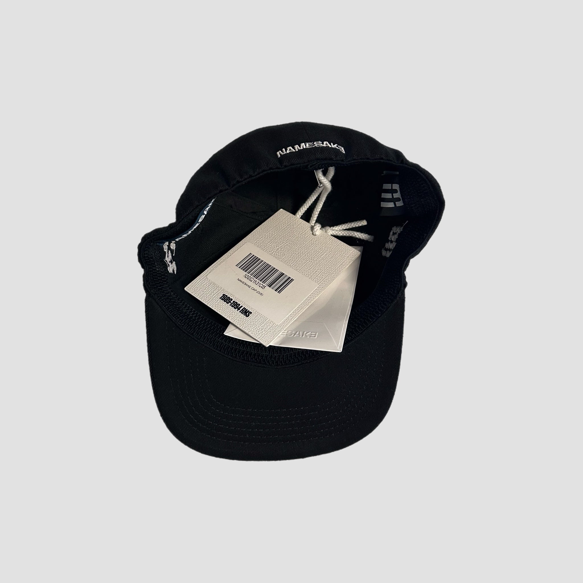 Namesake Black Logo Baseball Cap