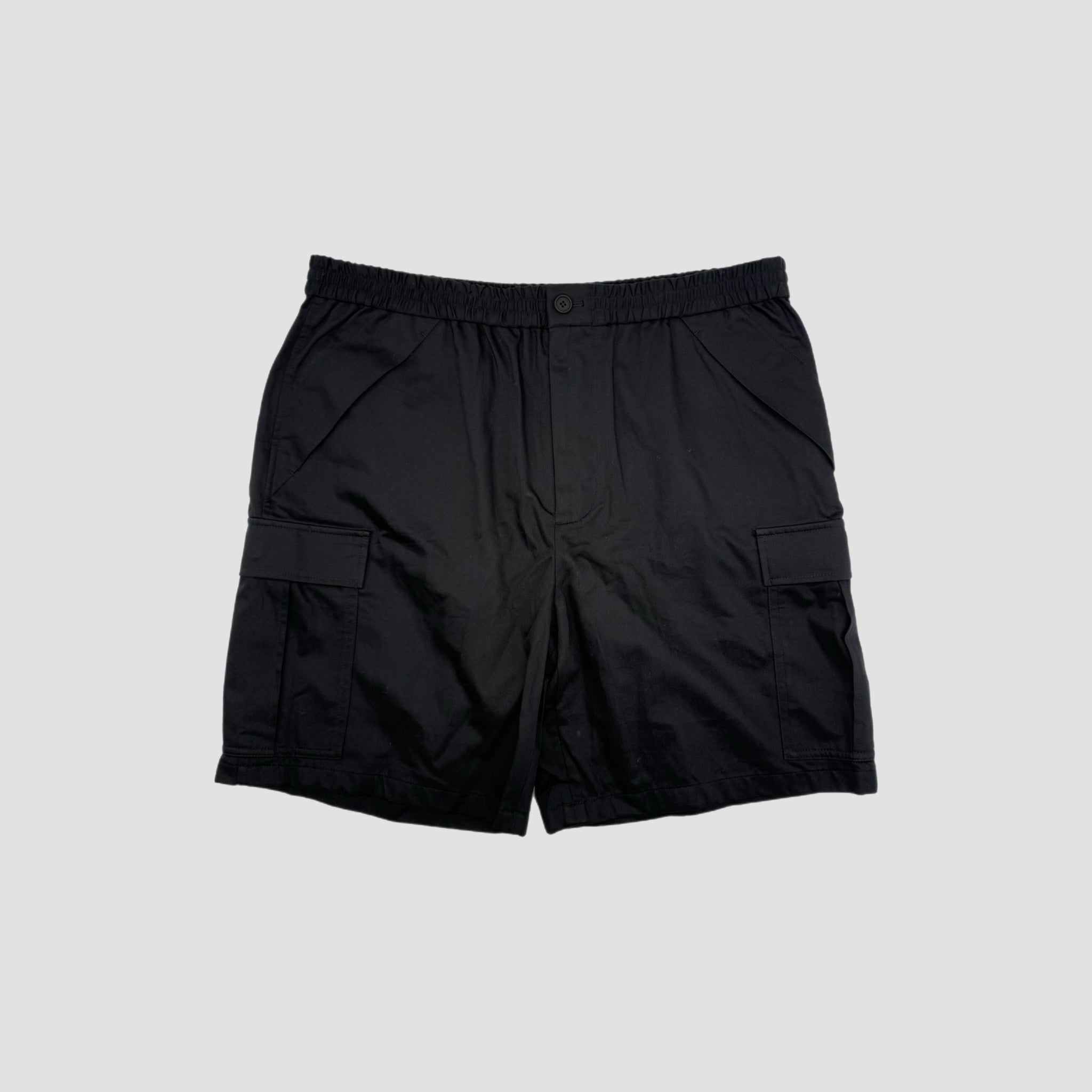 Burberry Logo Detail Cotton Cargo Shorts