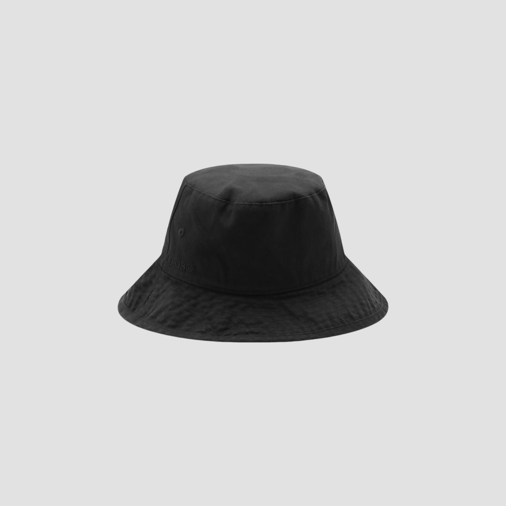 Acne Studios Brimmo Twill Logo Bucket Hat