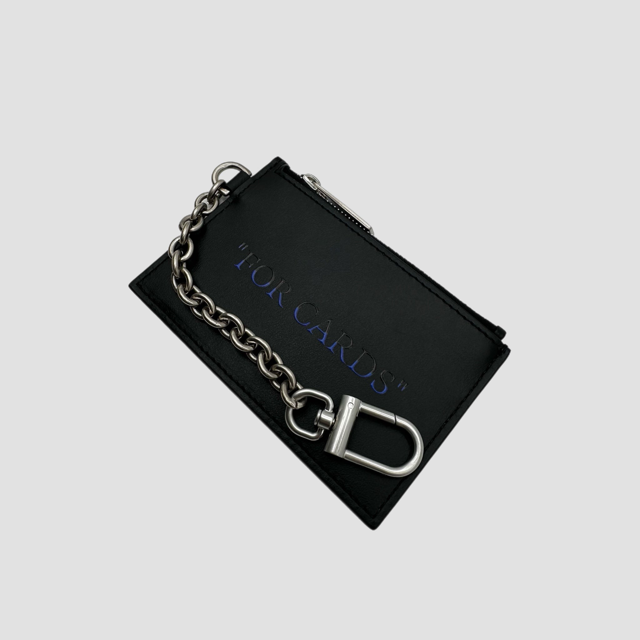 Off-White Quote Bookish Keyring Card Case Wallet