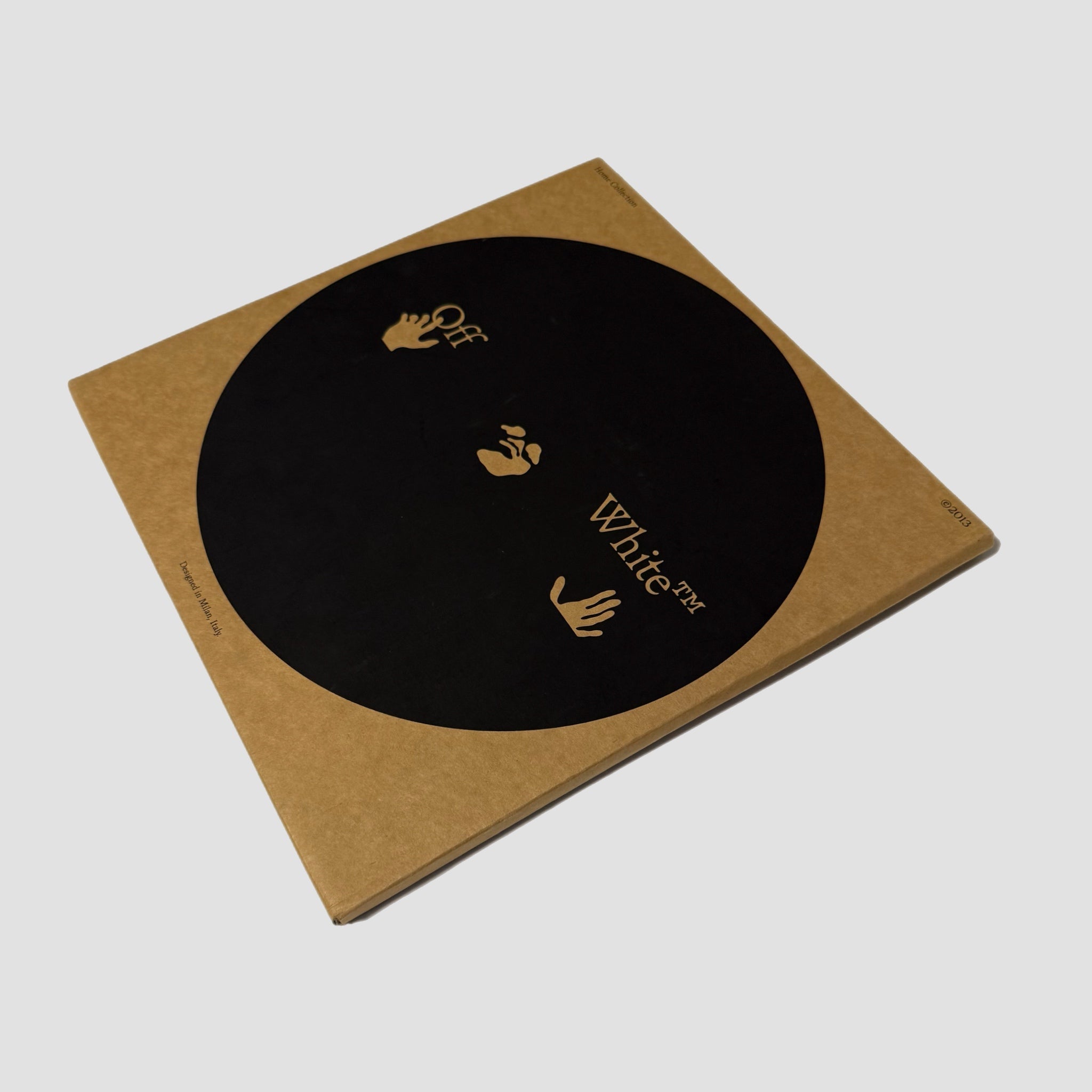 Off-White Man Swim Vinyl Slipmat Set Black